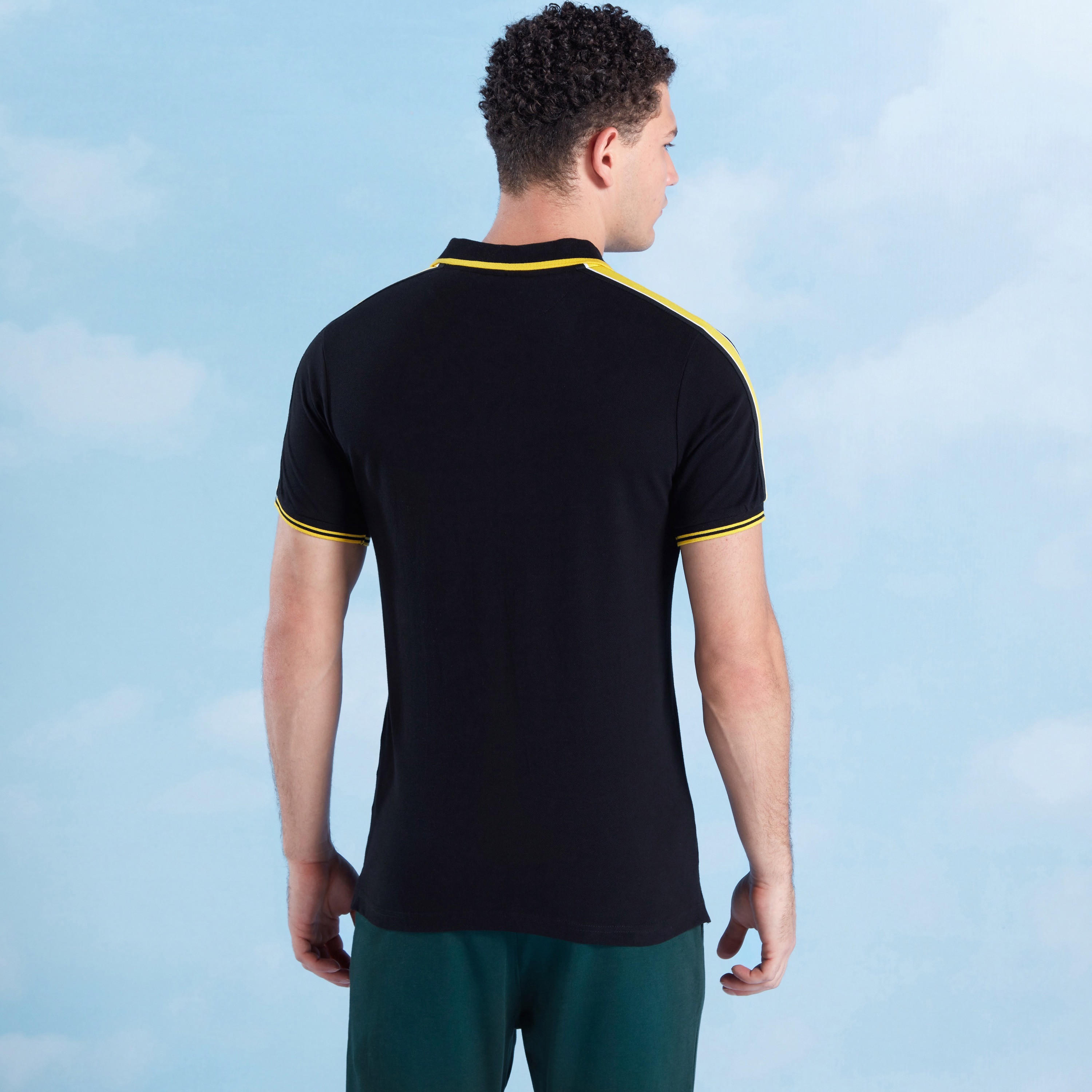 Batman Printed T-shirt with Polo Neck and Short Sleeves-men-clothing-tshirtsandpolos-polos-image-5