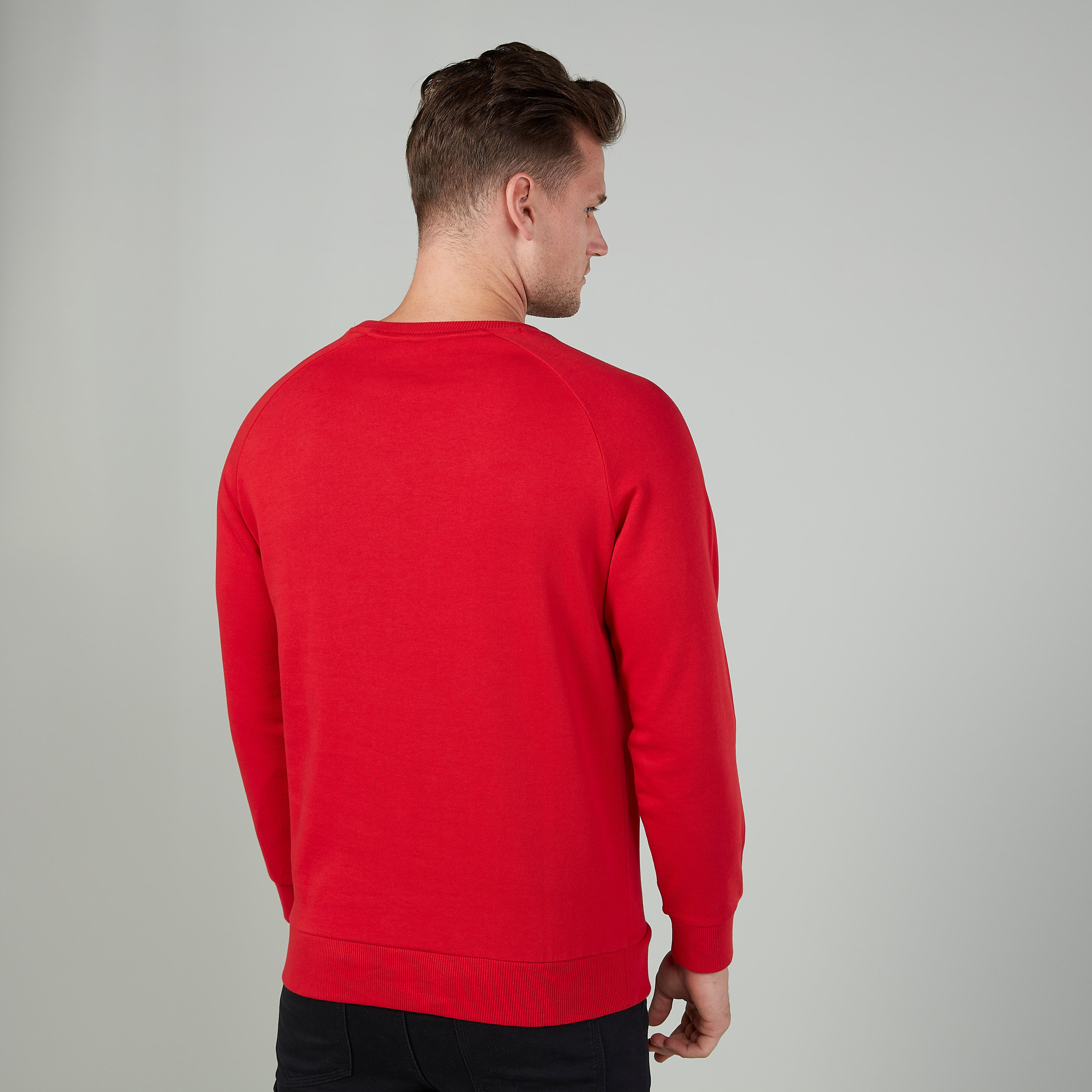 Mickey Mouse Printed Sweater with Round Neck and Long Sleeves-men-winterwear-hoodiesandsweatshirts-image-4