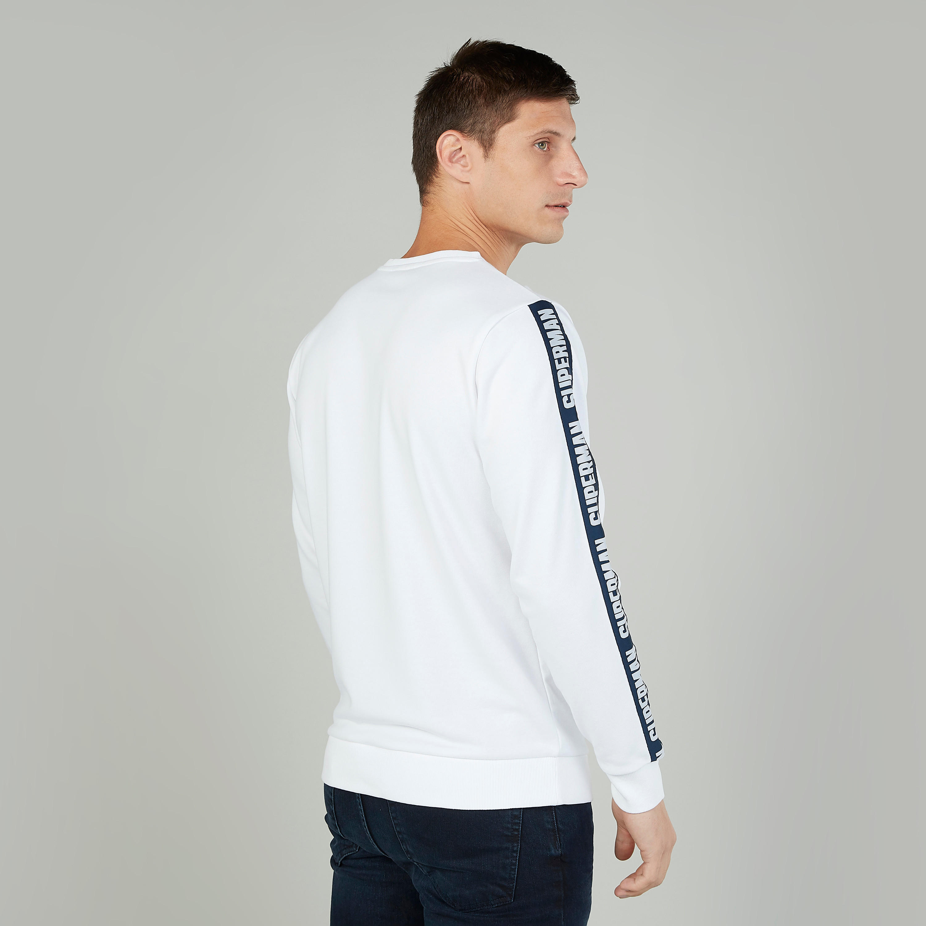 Superman Printed Sweatshirt with Long Sleeves-men-winterwear-hoodiesandsweatshirts-image-4