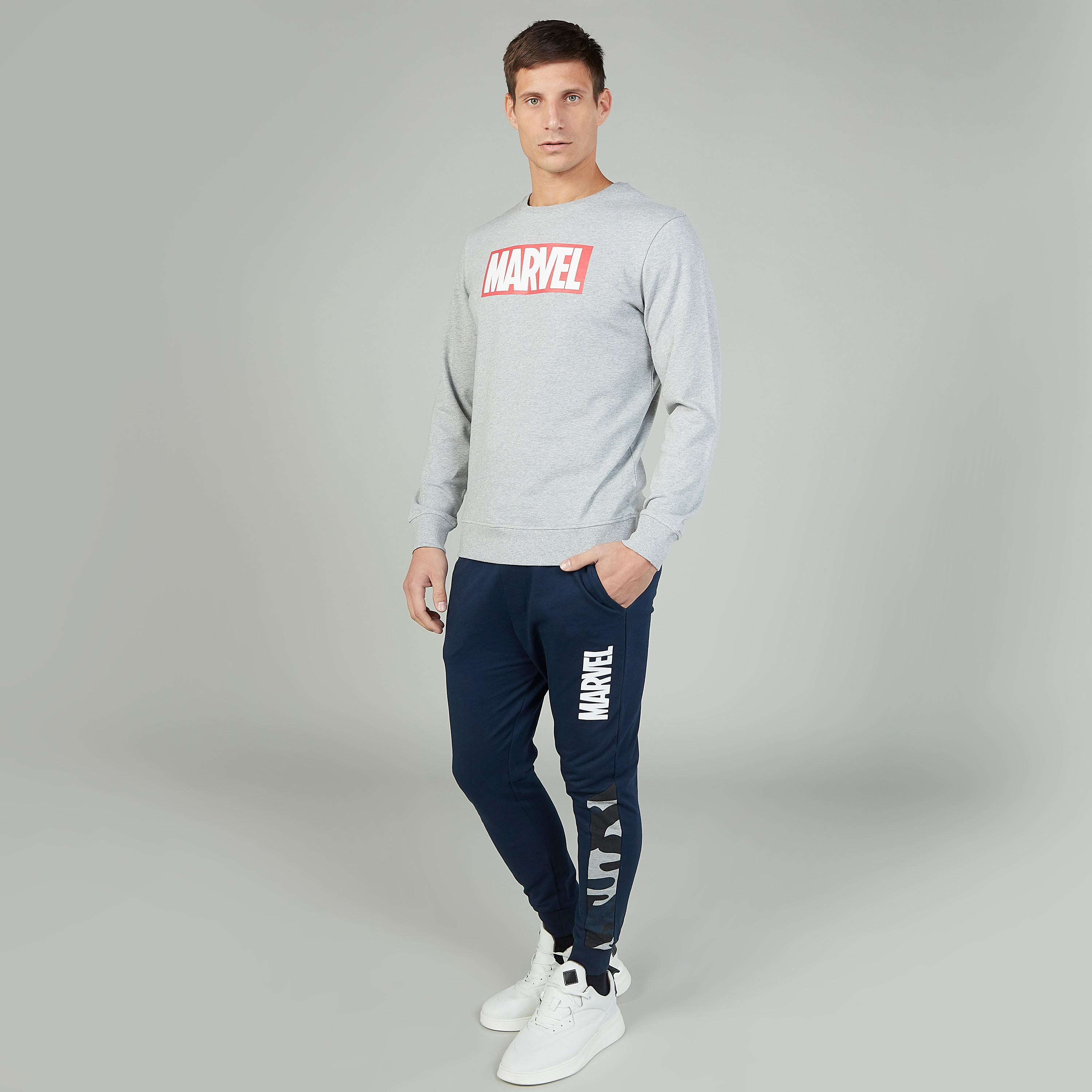 Sustainable Marvel Printed Joggers with Drawstring Waistband-men-clothing-bottoms-joggers-image-2