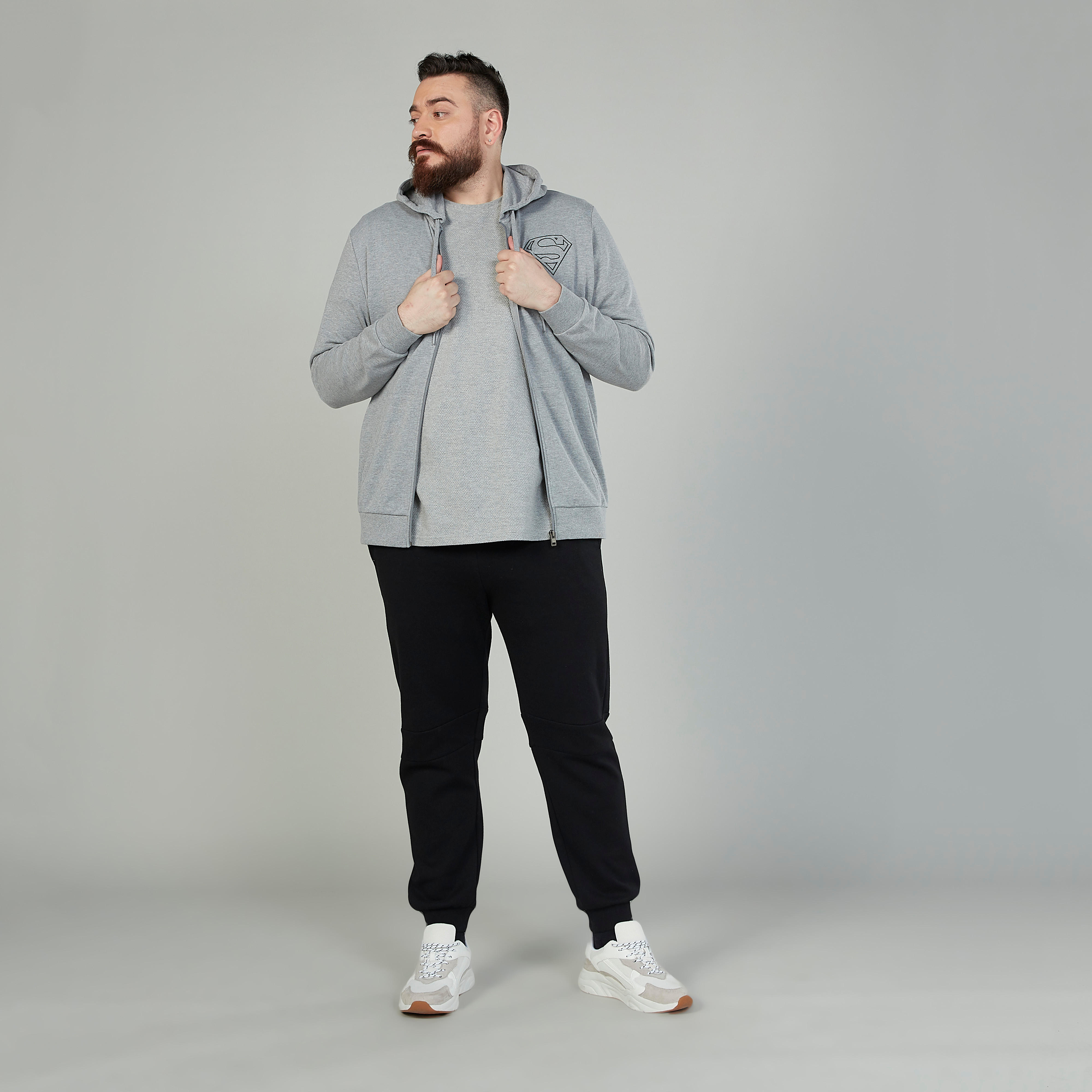 هودي بأكمام طويلة وطبعات سوبر مان-men-winterwear-hoodiesandsweatshirts-image-4