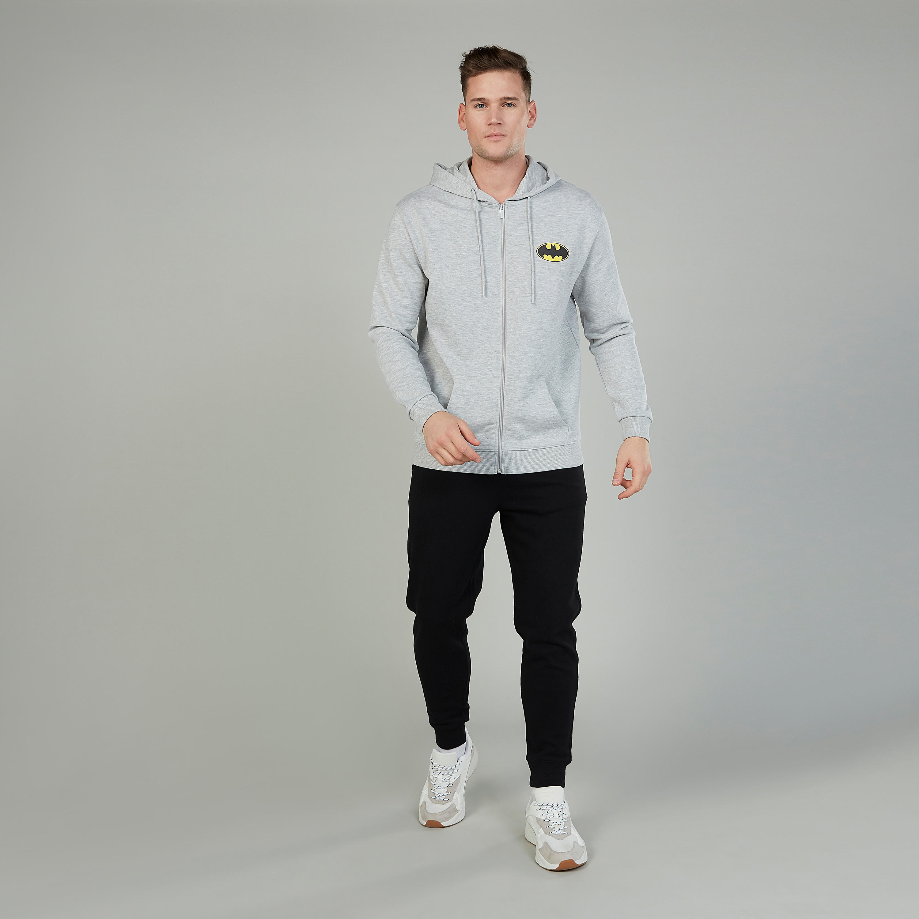جاكيت بأكمام طويلة وقبعة وطبعات باتمان-men-winterwear-hoodiesandsweatshirts-image-4