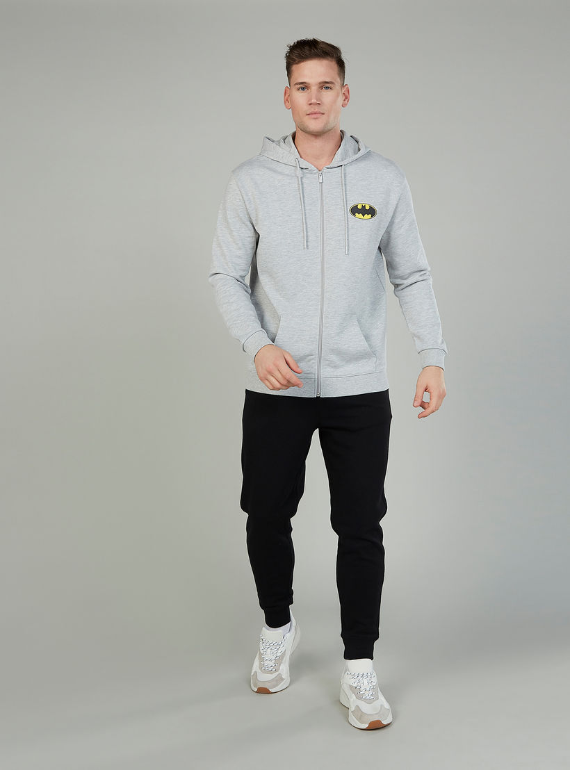 جاكيت بأكمام طويلة وقبعة وطبعات باتمان-men-winterwear-hoodiesandsweatshirts-image-4