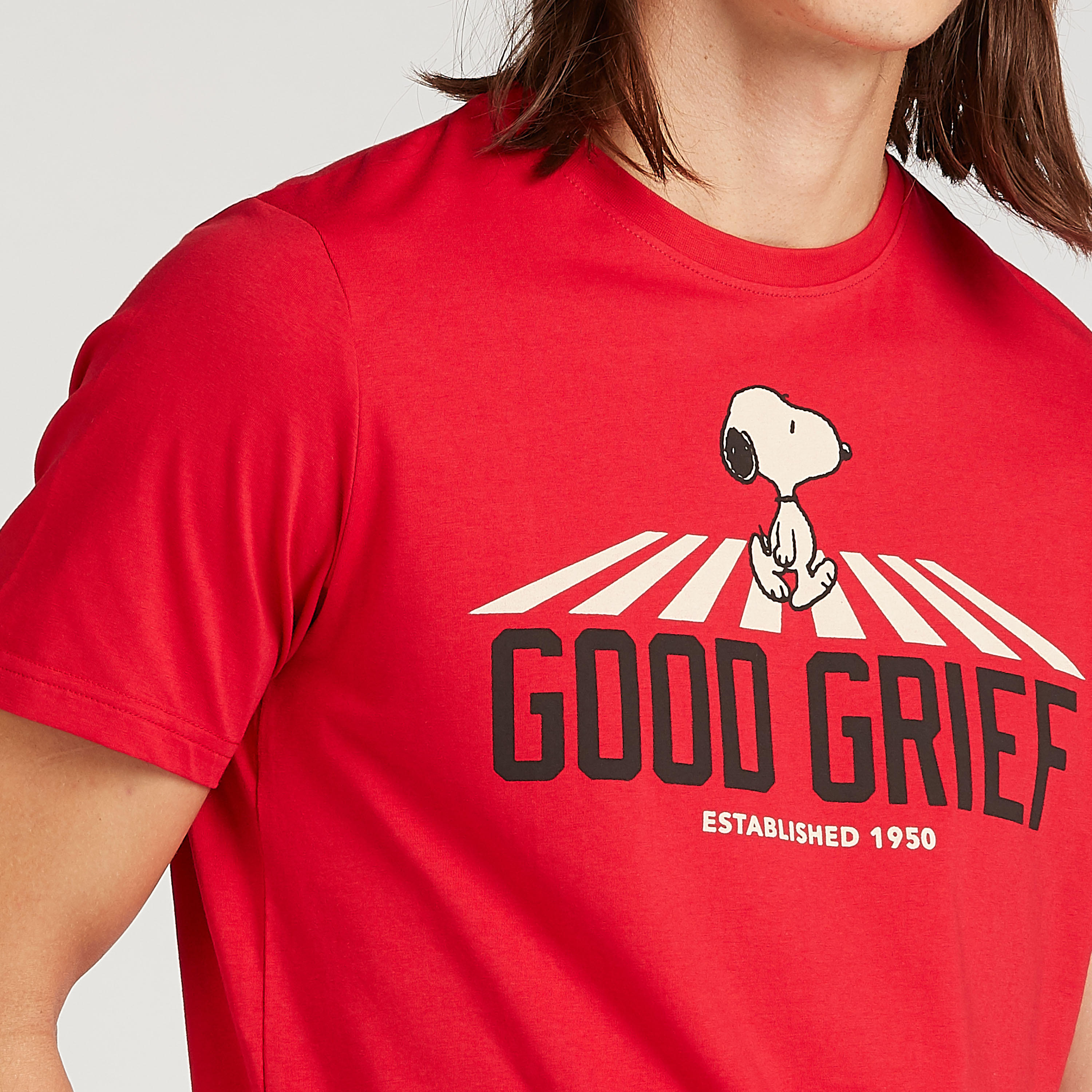 تيشيرت مستدام سليم بياقة ضيقة وطبعات سنوبي-men-clothing-tshirtsandpolos-tshirts-image-3