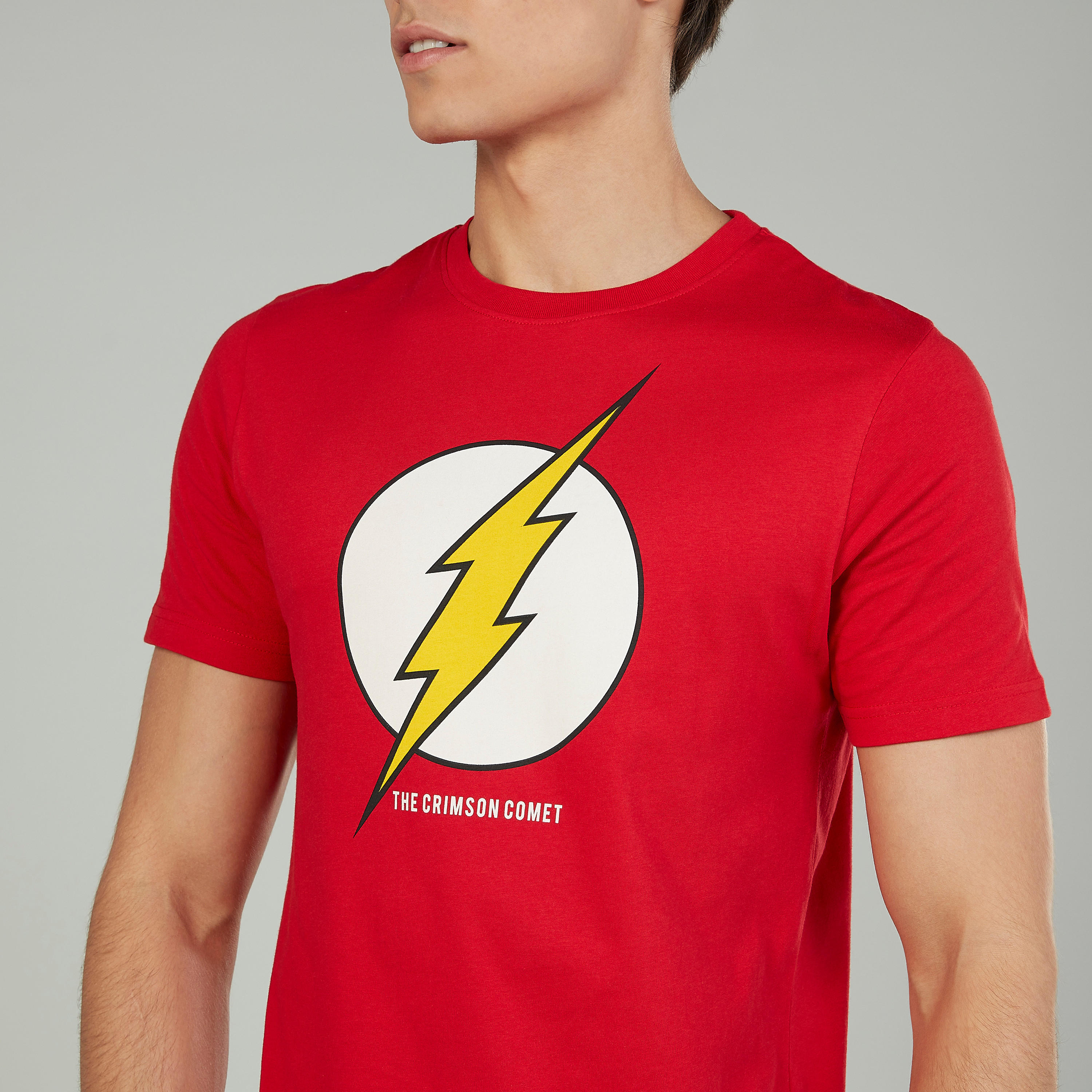 تيشيرت سليم  بأكمام قصيرة وياقة ضيقة وطبعات وميض-men-clothing-tshirtsandpolos-tshirts-image-3