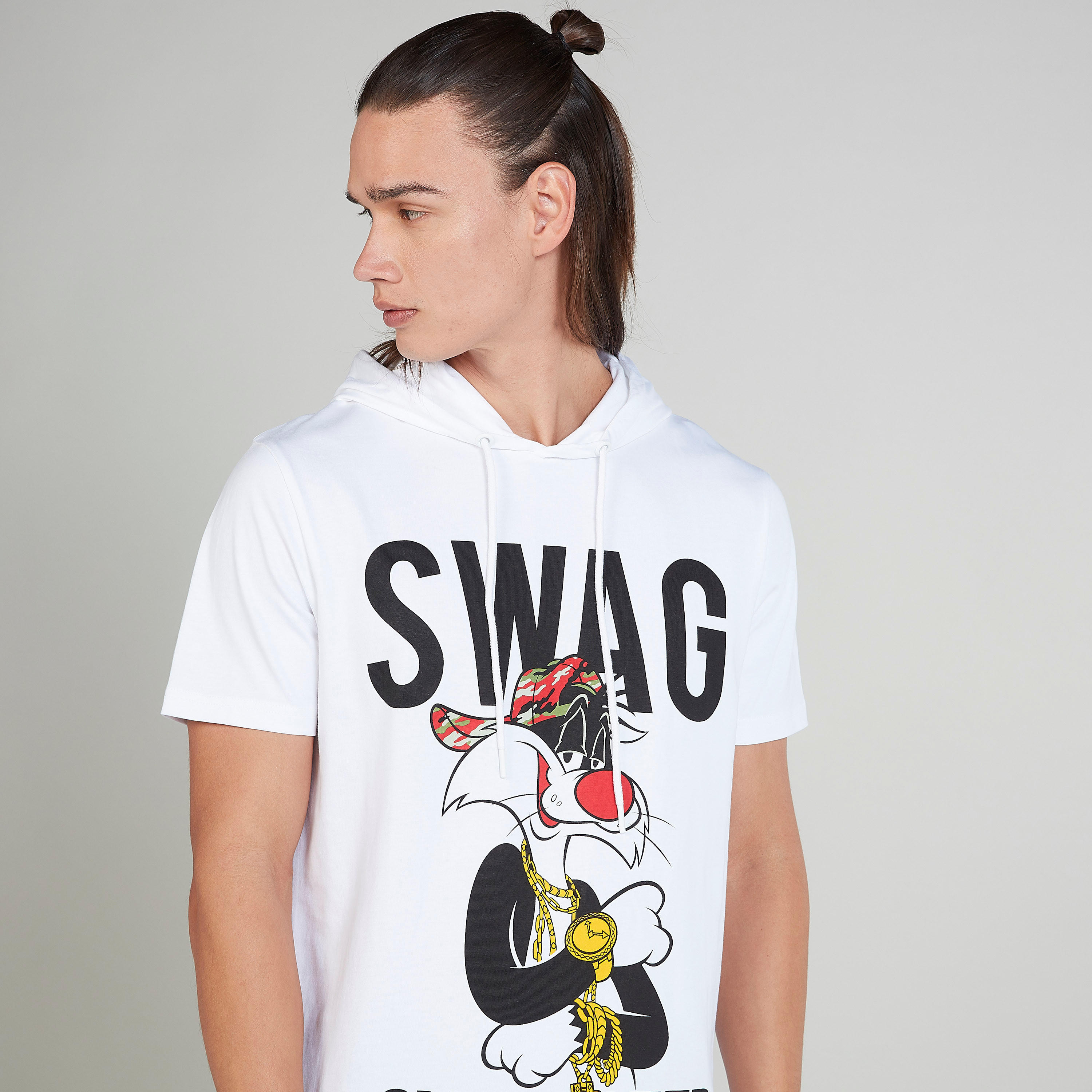 تيشيرت بأكمام قصيرة وقبعة وطبعات سيلفيستر-men-clothing-tshirtsandpolos-tshirts-image-3