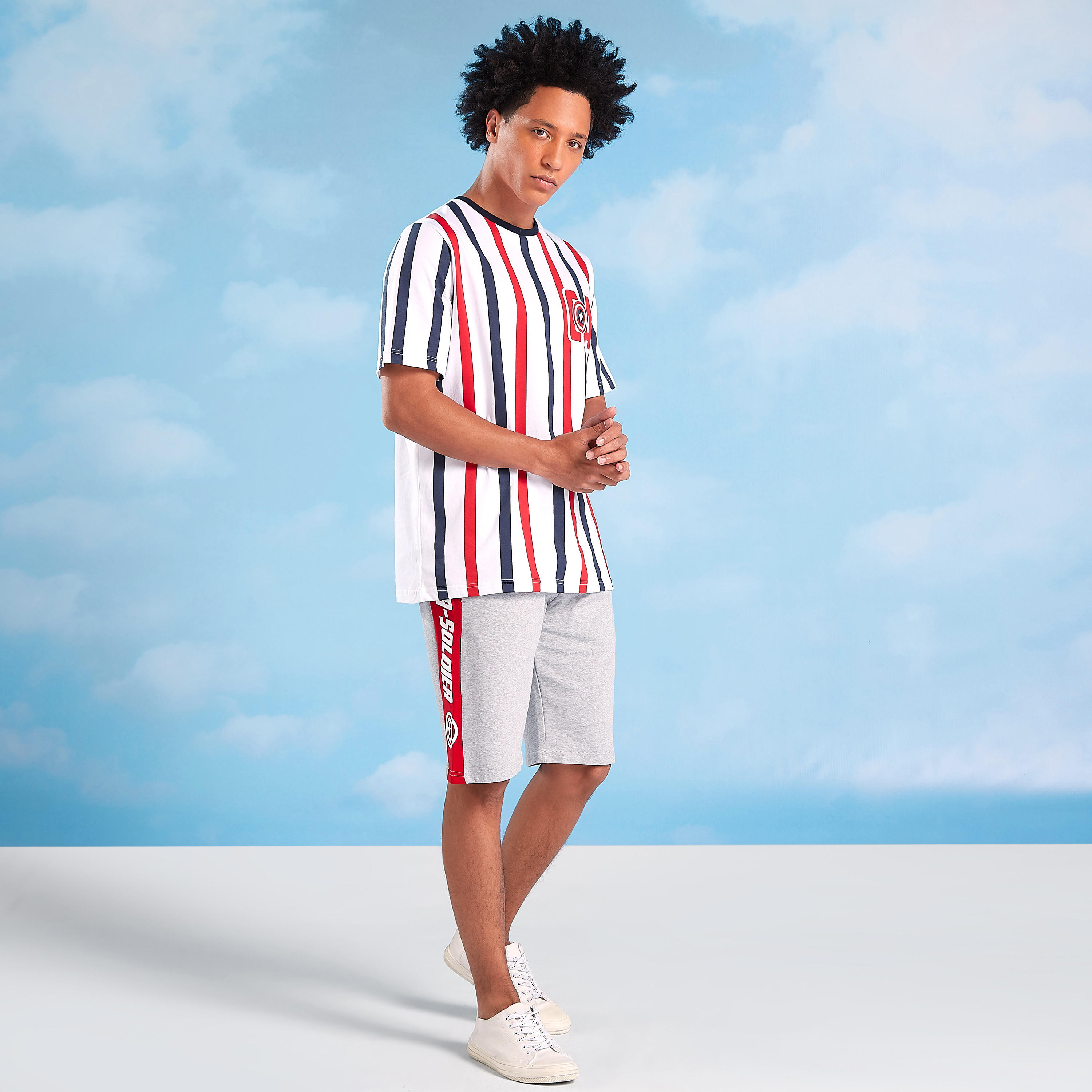Printed Shorts with Pocket Detail and Drawstring-men-clothing-bottoms-shorts-image-2