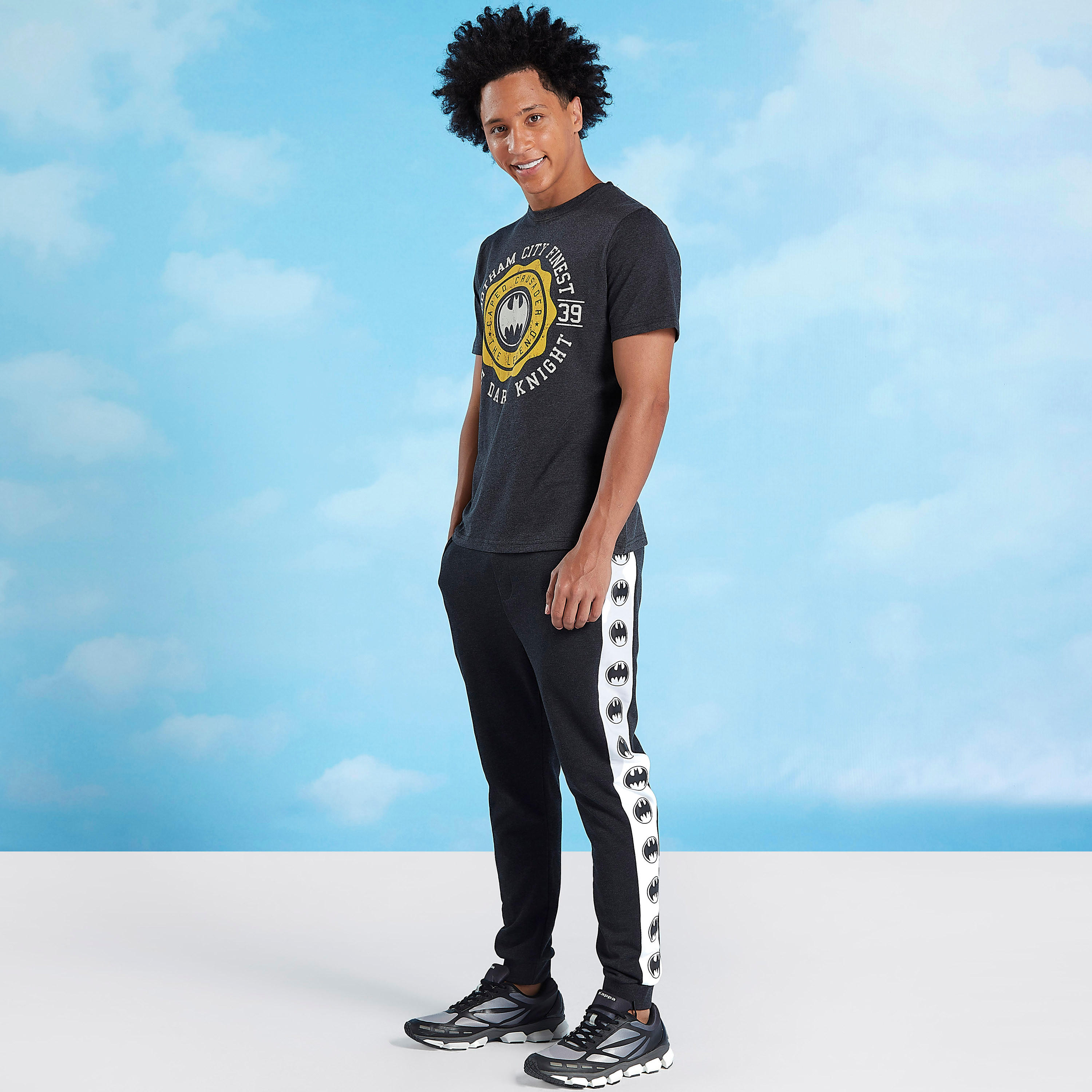 Batman Print Jog Pants with Pocket Detail and Drawstring-men-clothing-bottoms-joggers-image-2