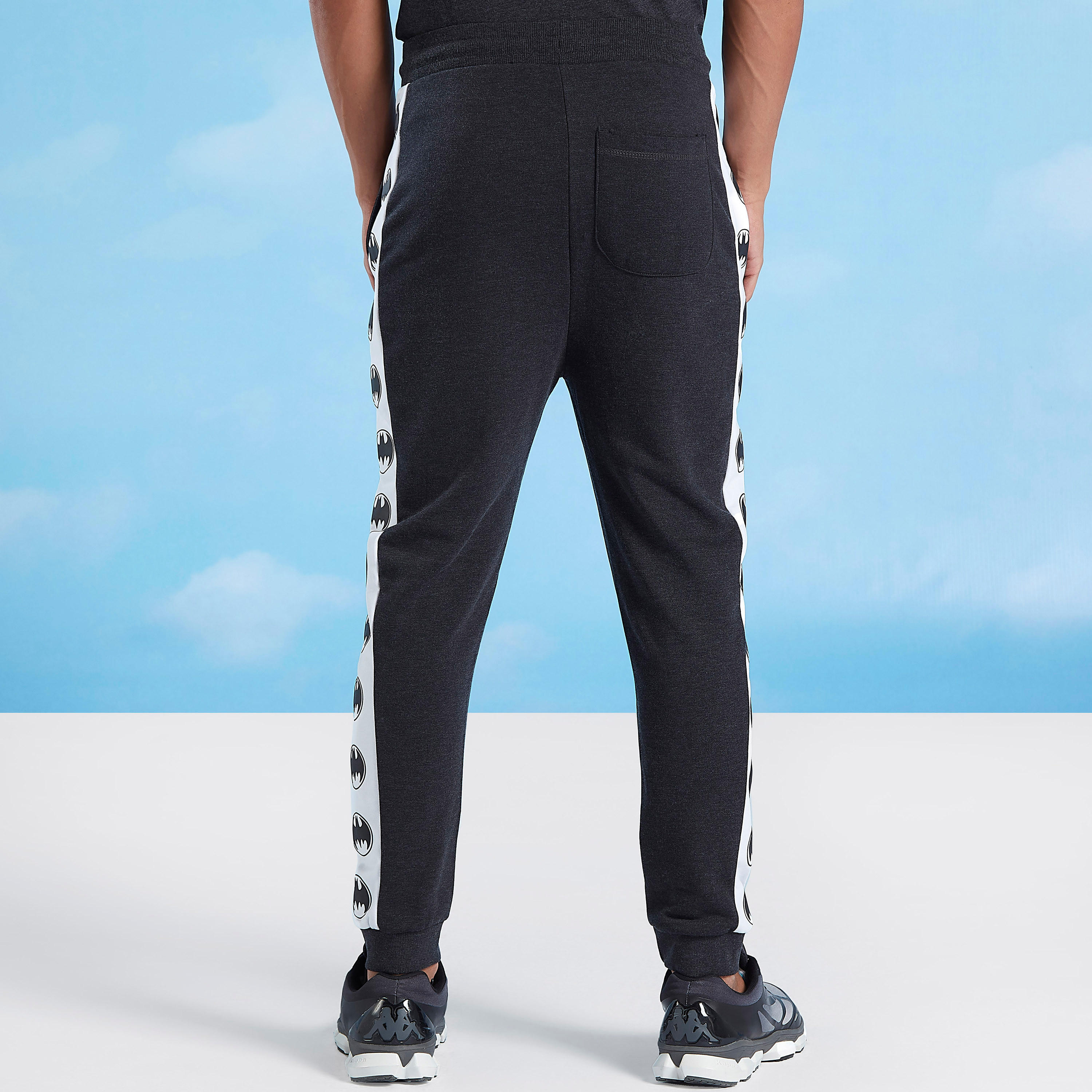 Batman Print Jog Pants with Pocket Detail and Drawstring-men-clothing-bottoms-joggers-image-4