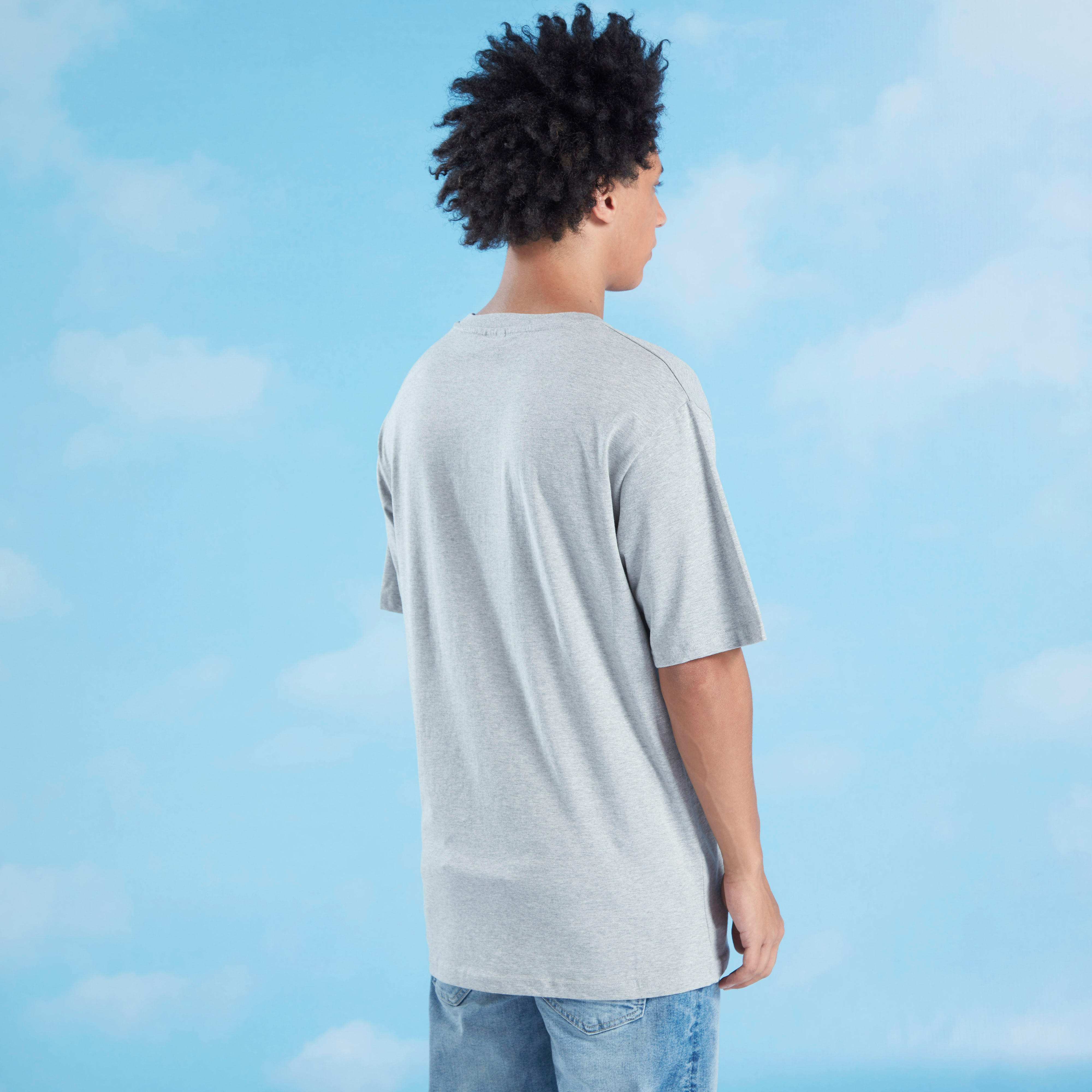تيشيرت بقصة سليم بياقة مستديرة وأكمام قصيرة وطبعات أفنجرز-men-clothing-tshirtsandpolos-tshirts-image-5