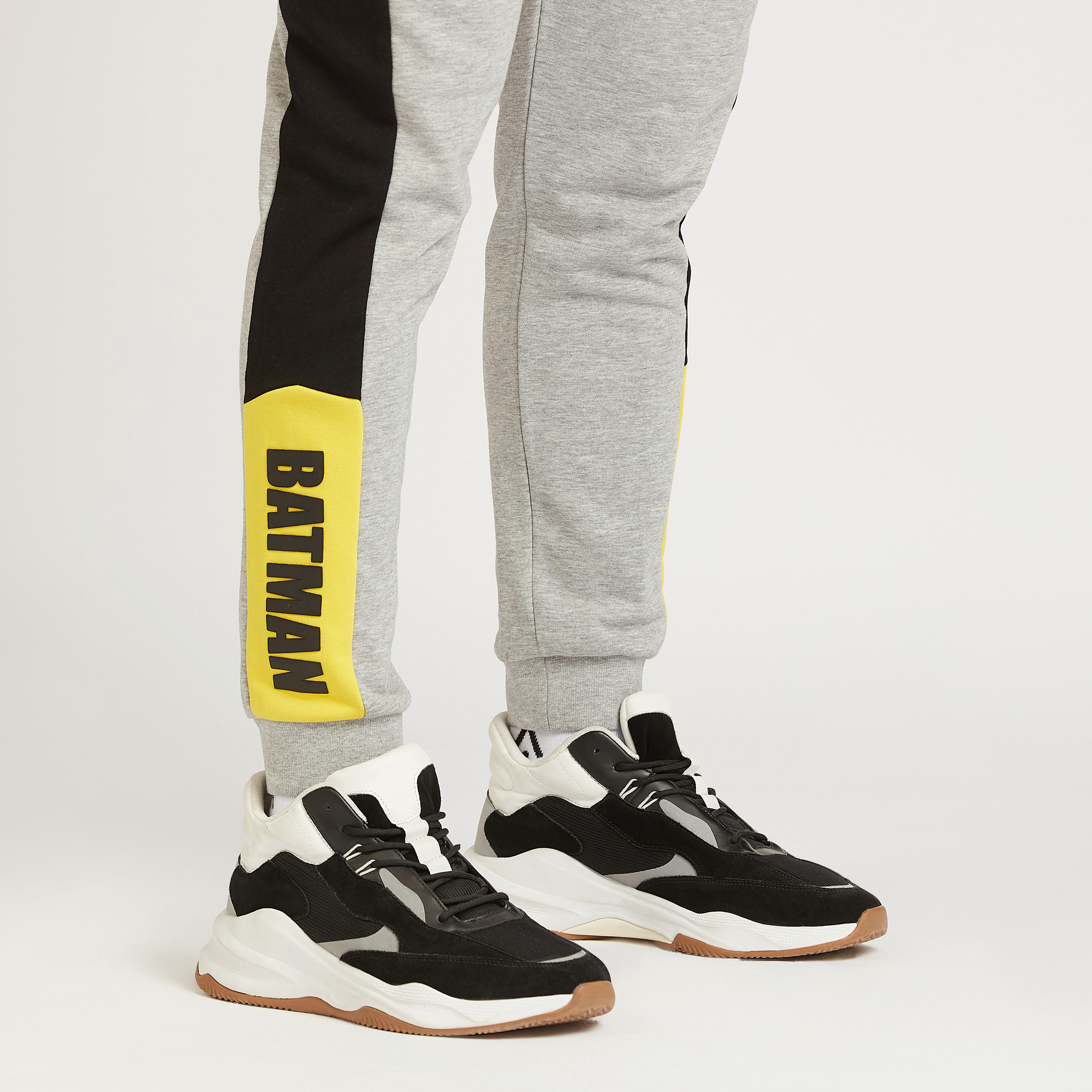 Batman Print Jog Pants with Pocket Detail and Drawstring-men-clothing-bottoms-joggers-image-3