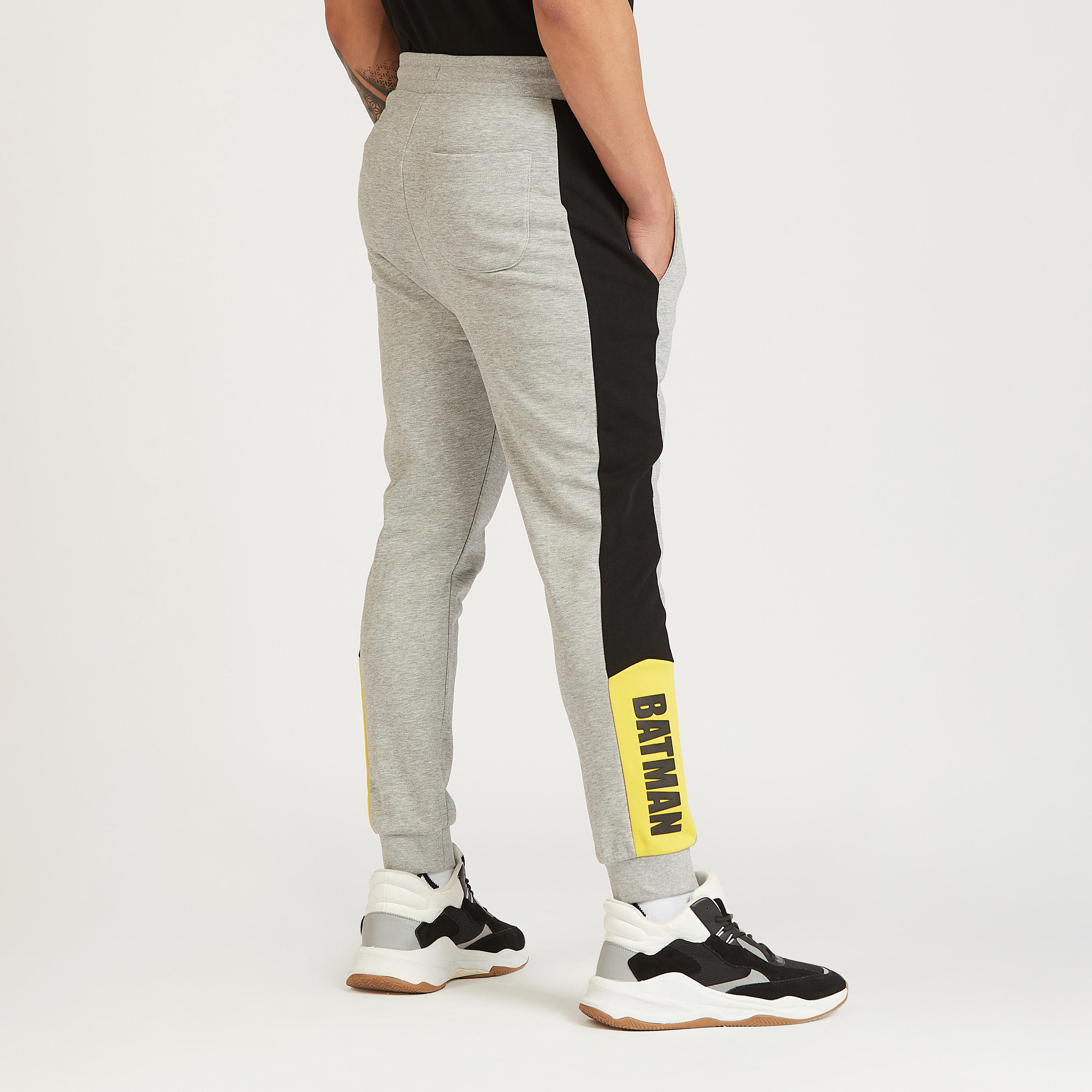 Batman Print Jog Pants with Pocket Detail and Drawstring-men-clothing-bottoms-joggers-image-4