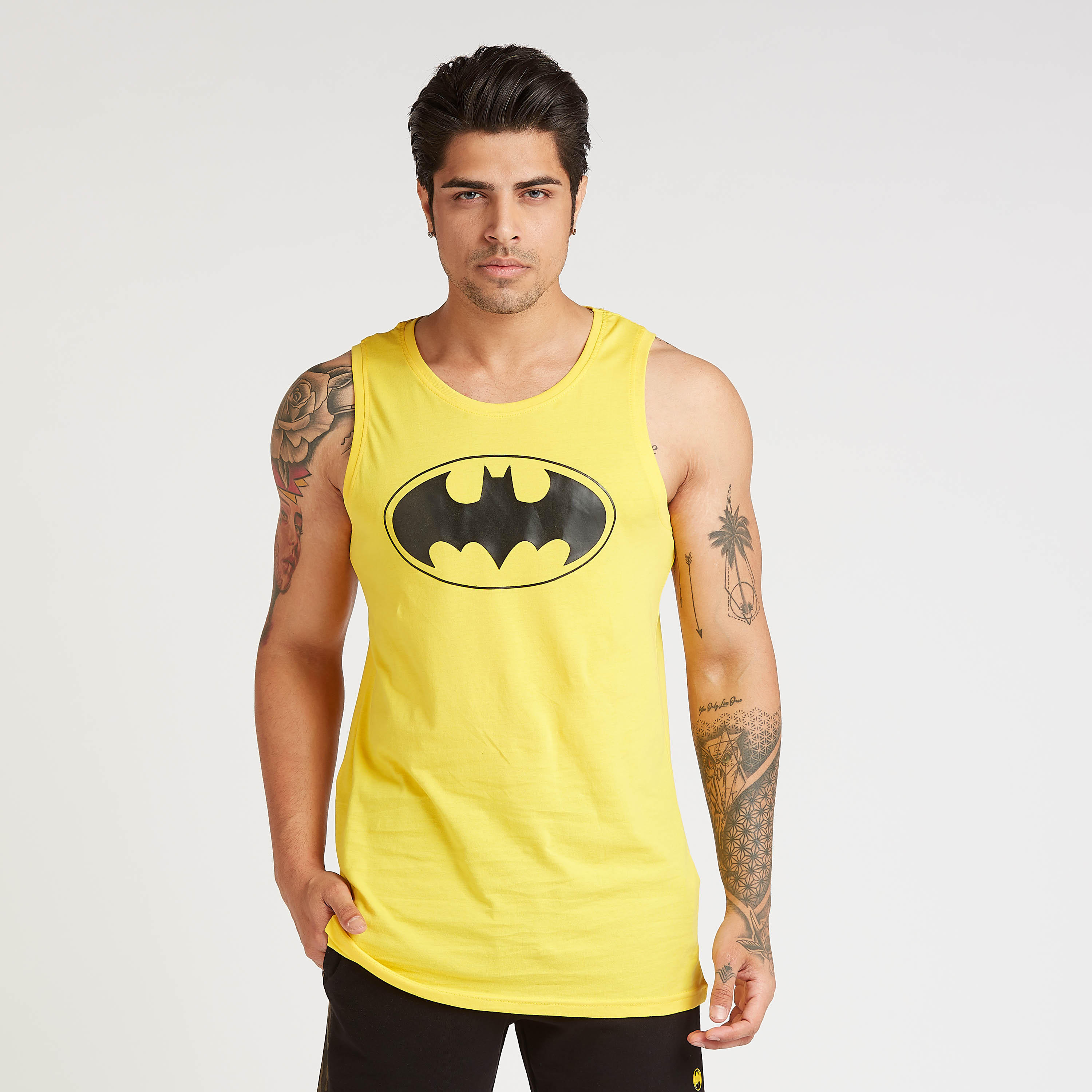 فيست سليم دون أكمام بياقة مستدير وطبعات باتمان-men-clothing-tshirtsandpolos-vests-image-1