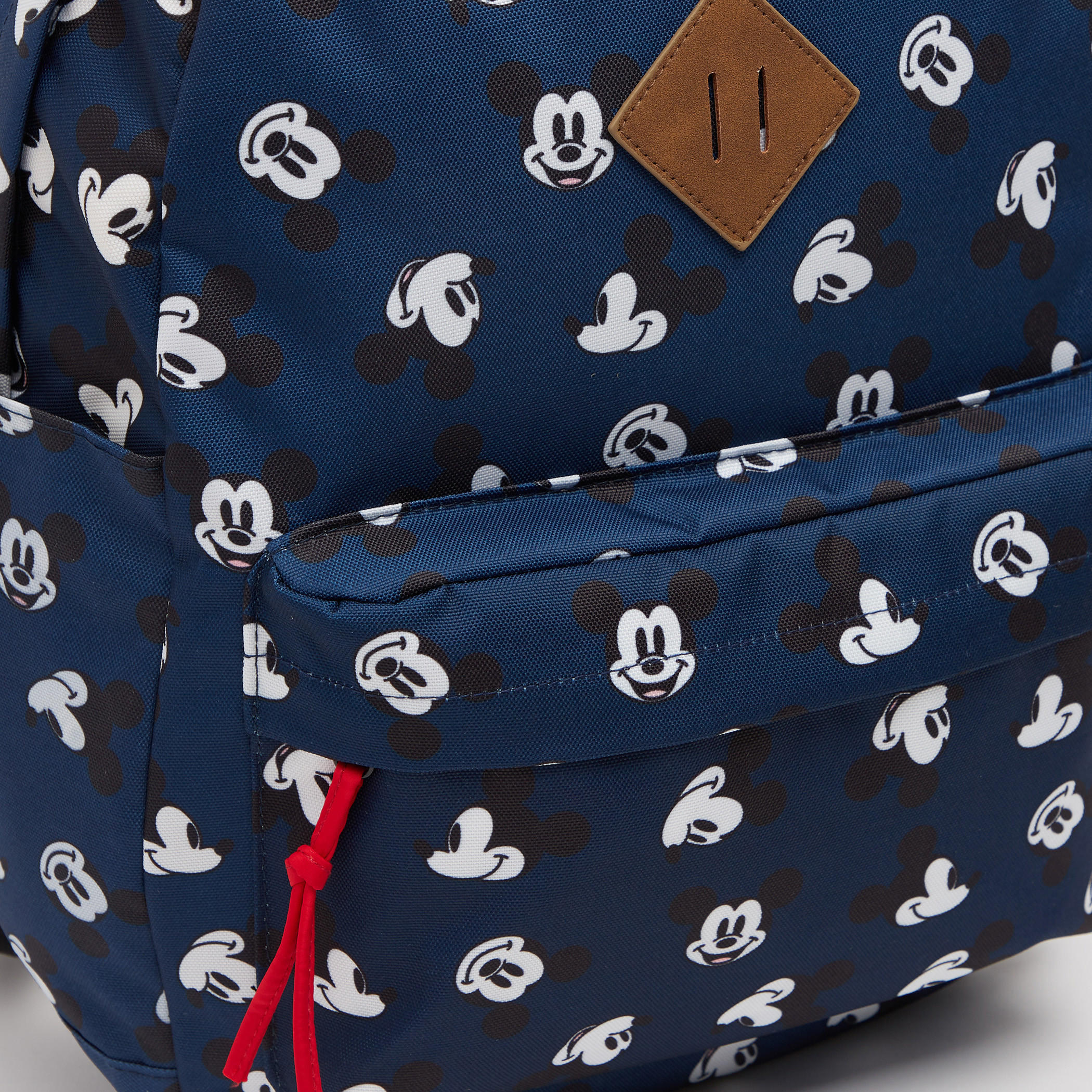 Mickey Mouse Print Backpack with Adjustable Shoulder Straps-men-bags-image-3