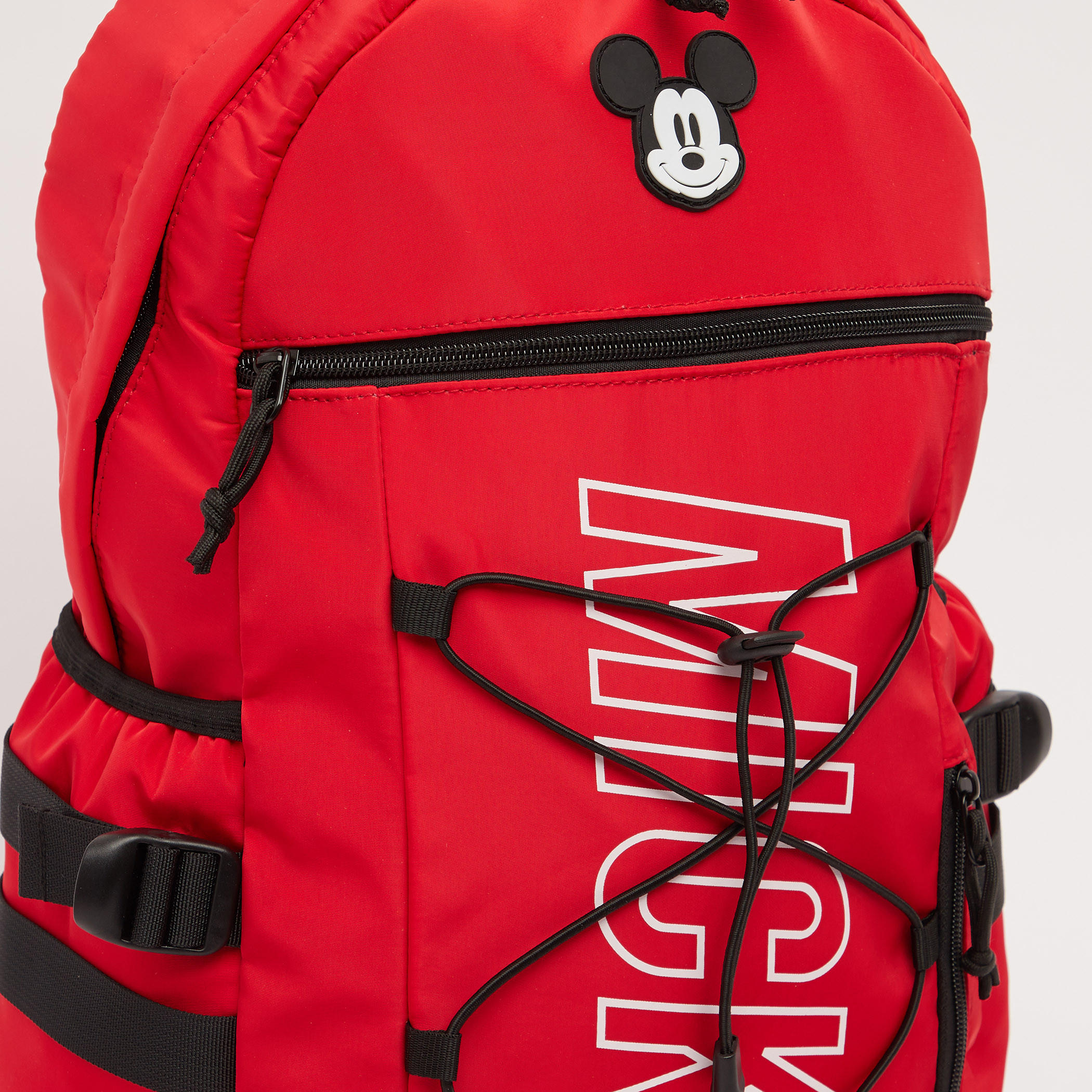 Mickey Mouse Print Backpack with Adjustable Shoulder Straps-men-bags-image-3