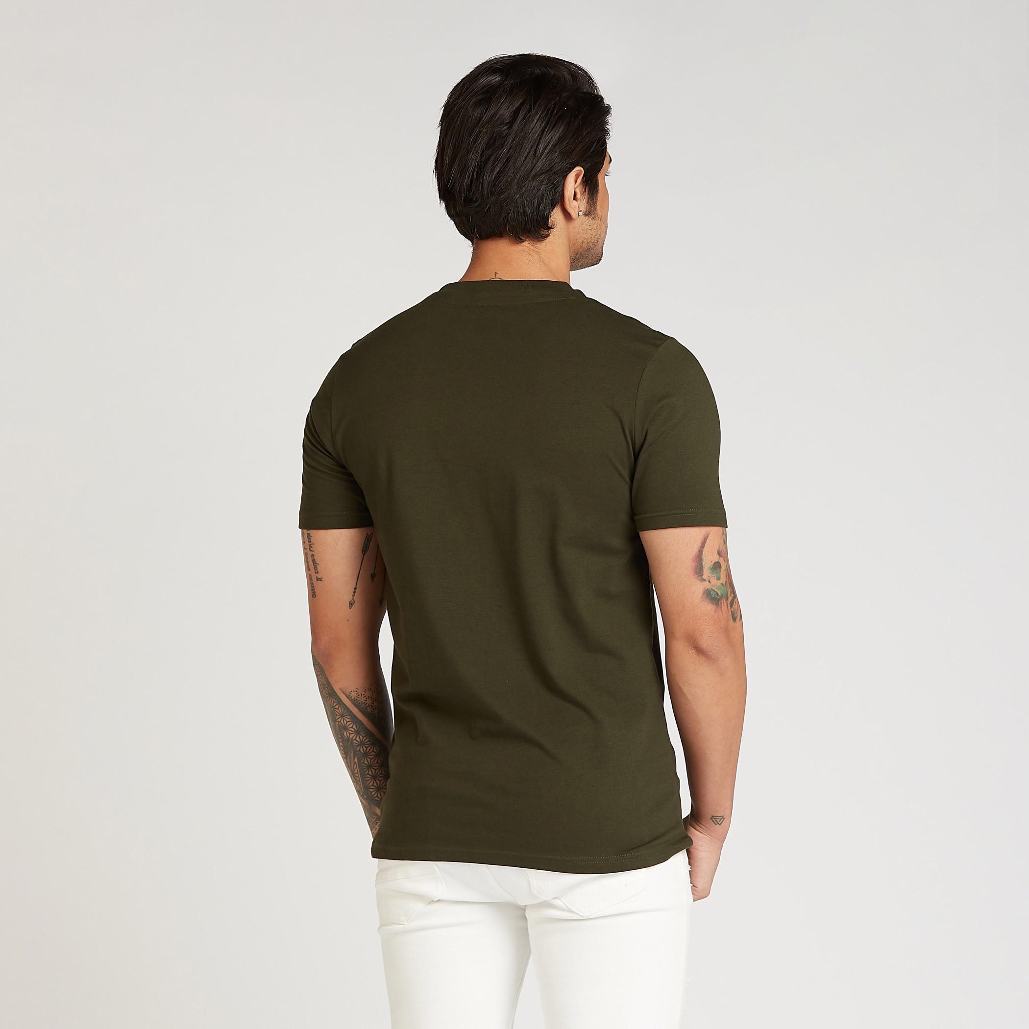 تيشيرت سليم فيت بياقة ضيقة وأكمام قصيرة وطبعات تاسمانيان ديفل-men-clothing-tshirtsandpolos-tshirts-image-4