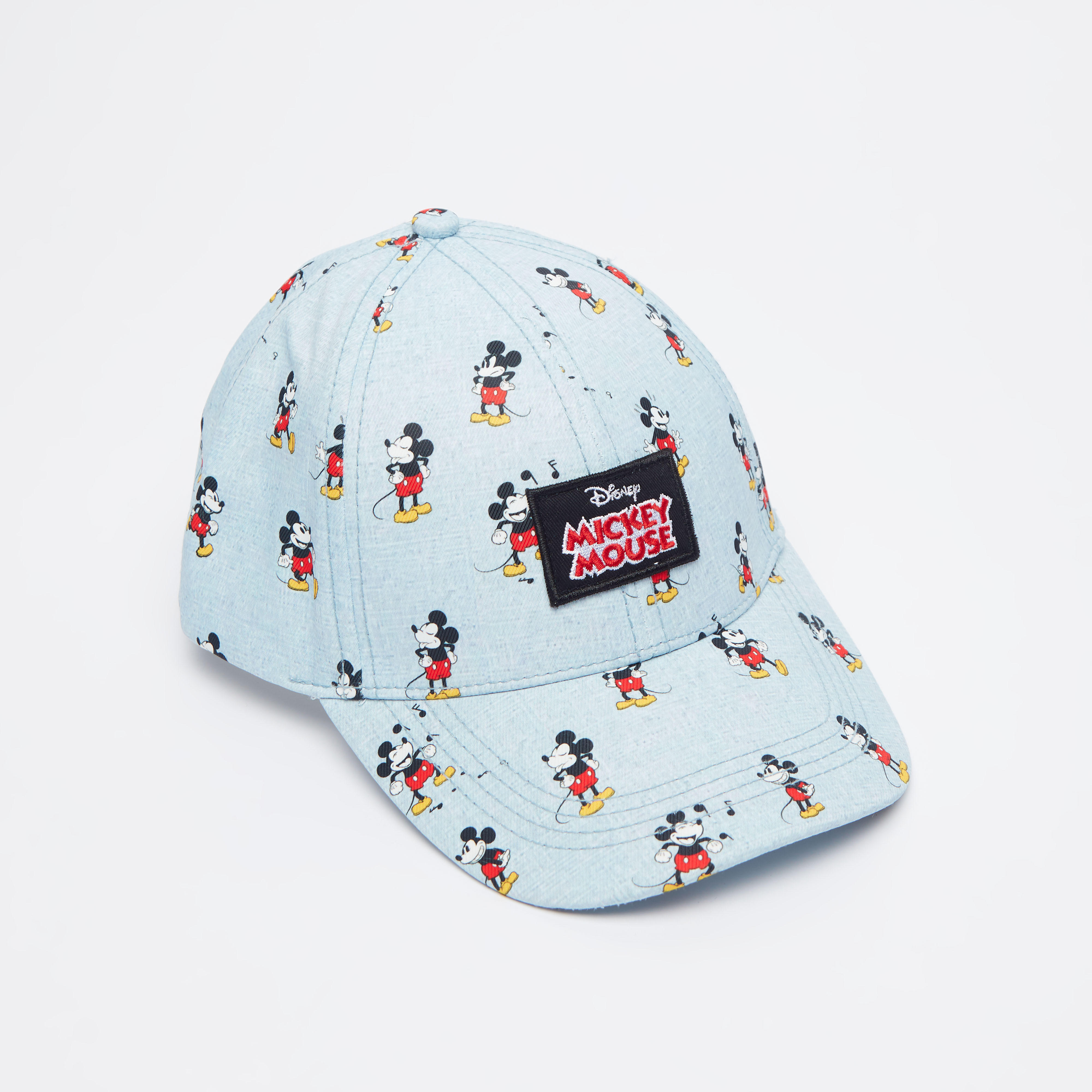 قبعة كاب بطبعات ميكي ماوس وزر إغلاق كبّاس-men-caps-image-3