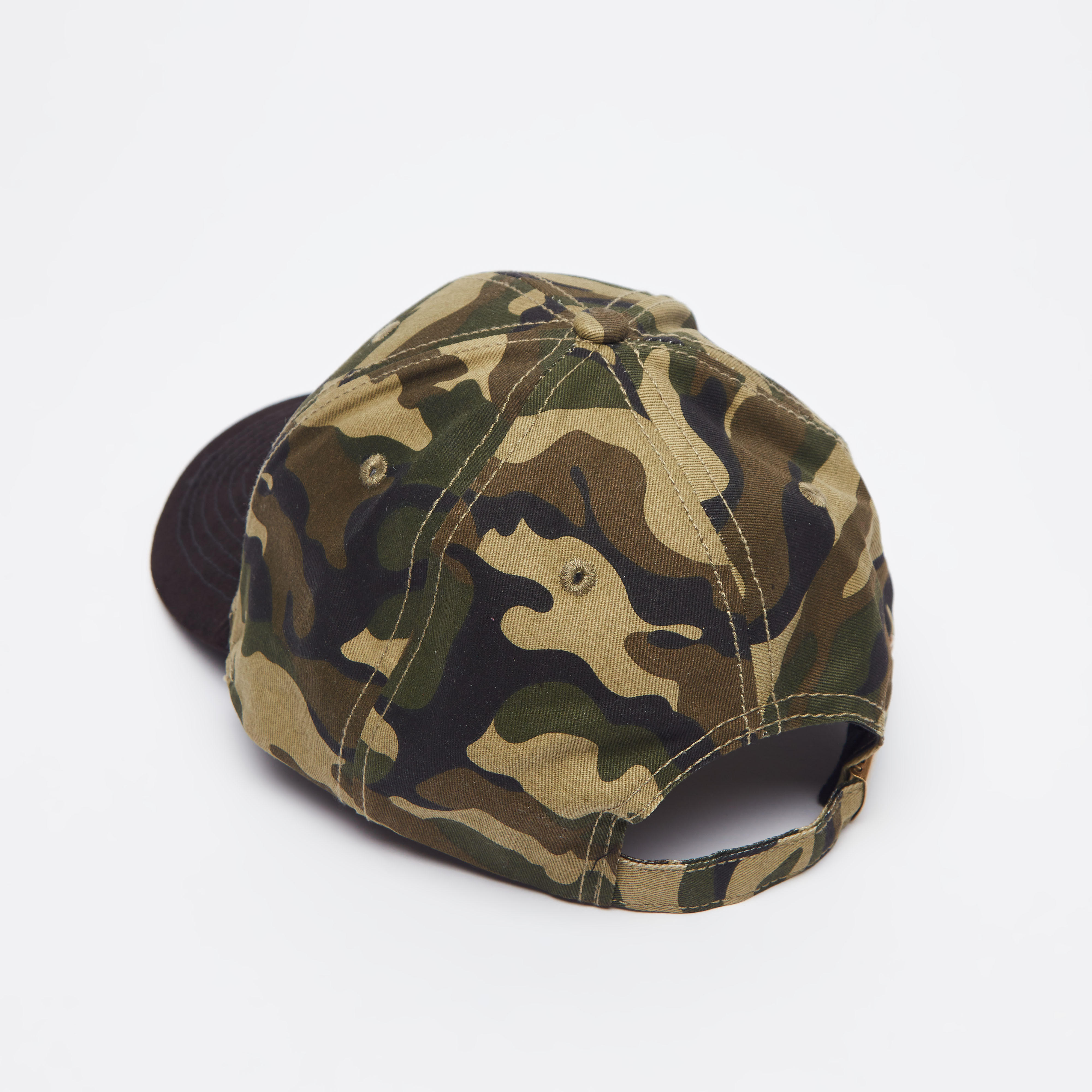 Batman Applique Detail Cap with Plate Buckle Closure-men-caps-image-3