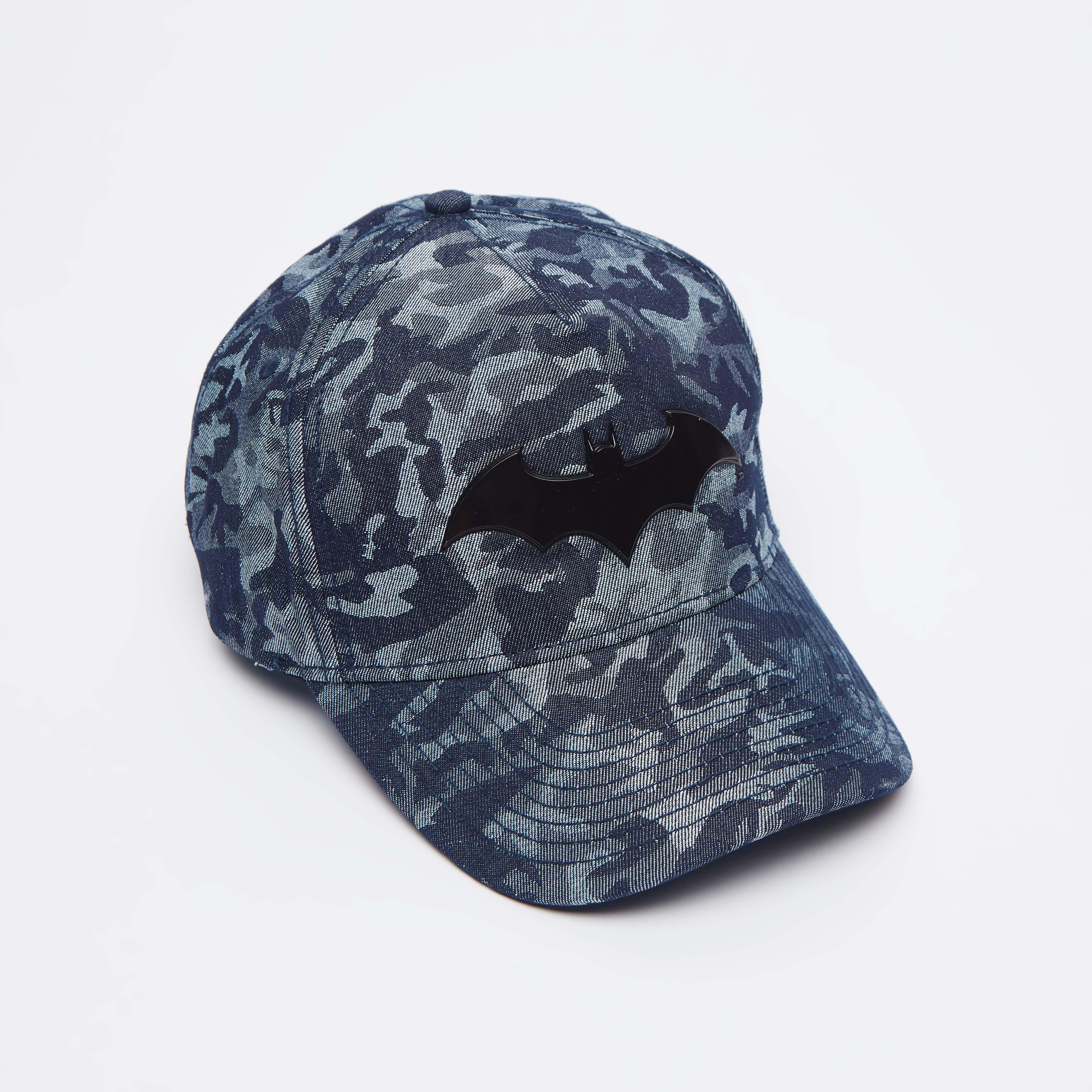 قبعة كاب بإبزيم إغلاق وزخارف باتمان-men-caps-image-1