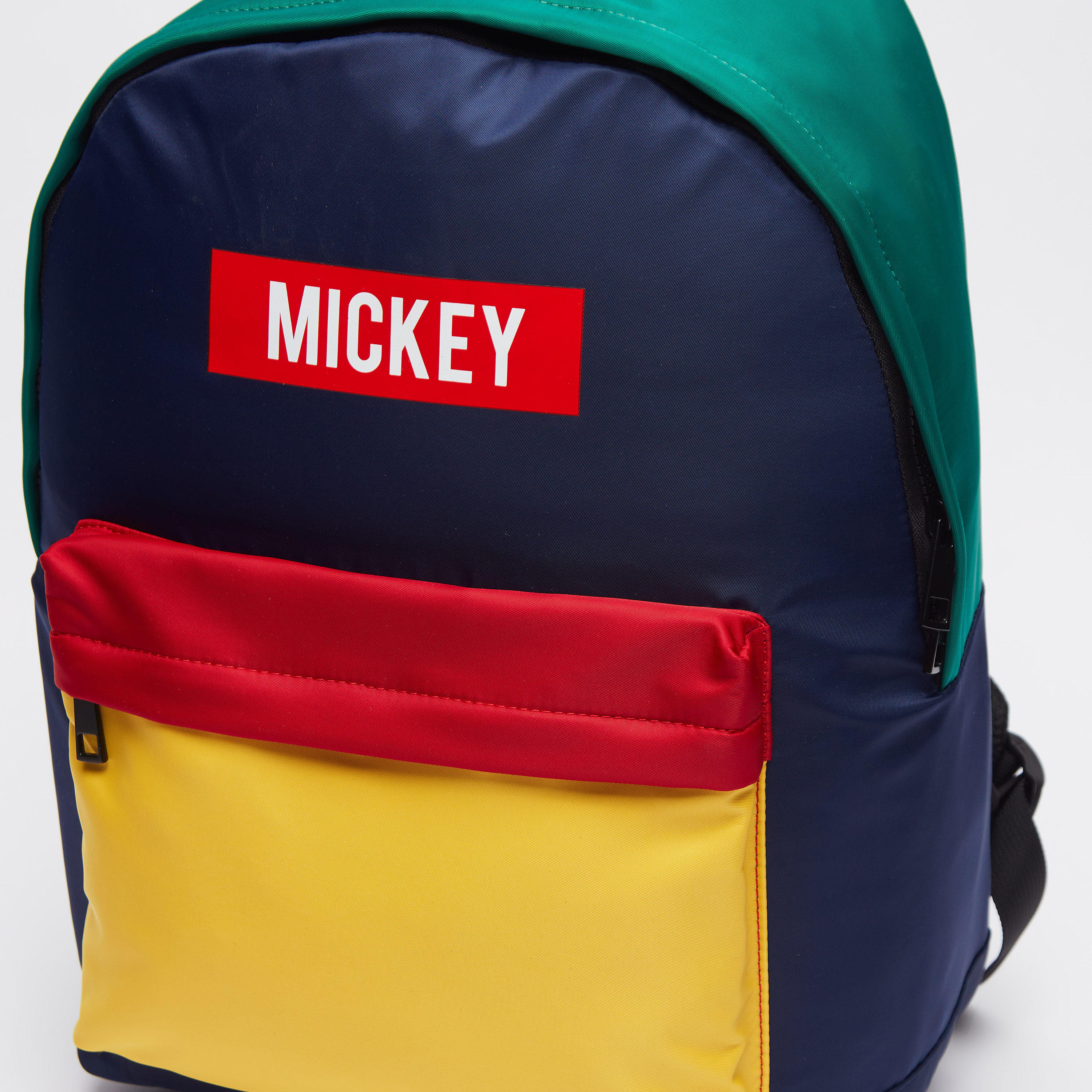 Mickey Mouse Print Backpack with Adjustable Shoulder Straps-men-bags-image-2