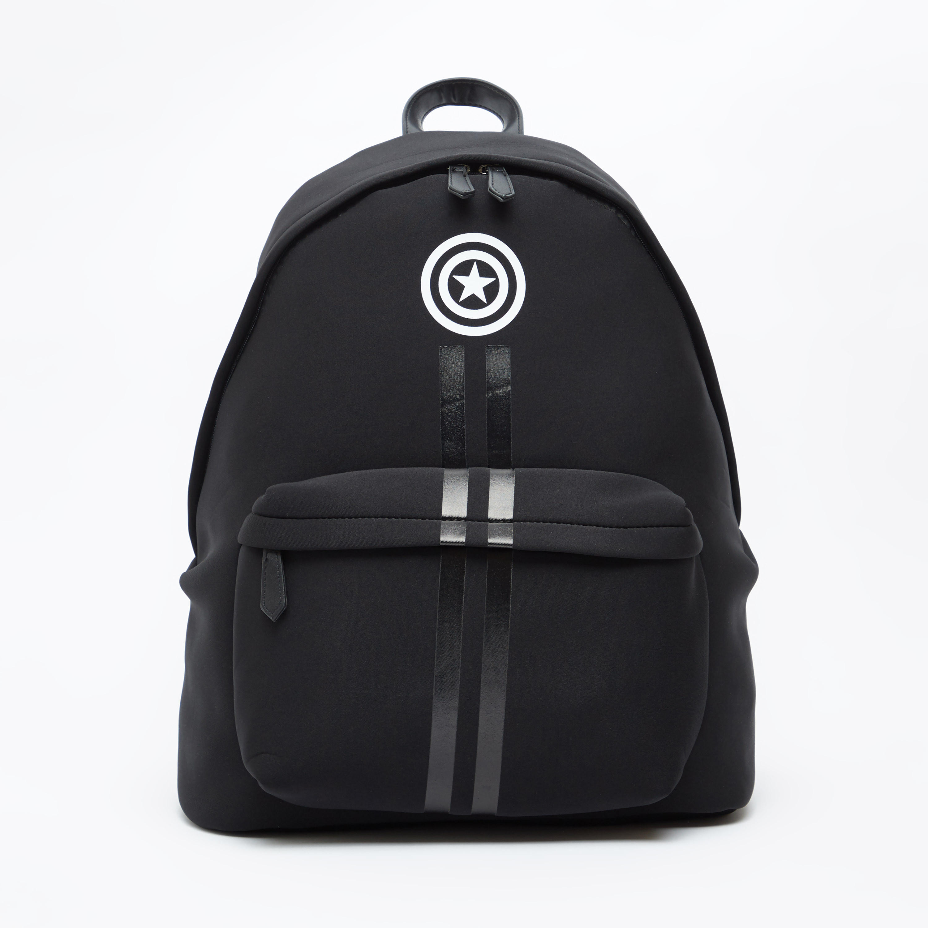 شنطة ظهر بحمّالات كتف قابلة للتّعديل بطبعات كابتن أمريكا-men-bags-image-5