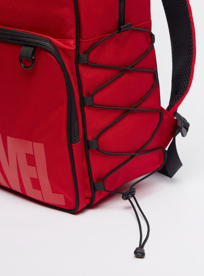 Marvel Print Backpack with Adjustable Shoulder Straps-men-bags-image-3