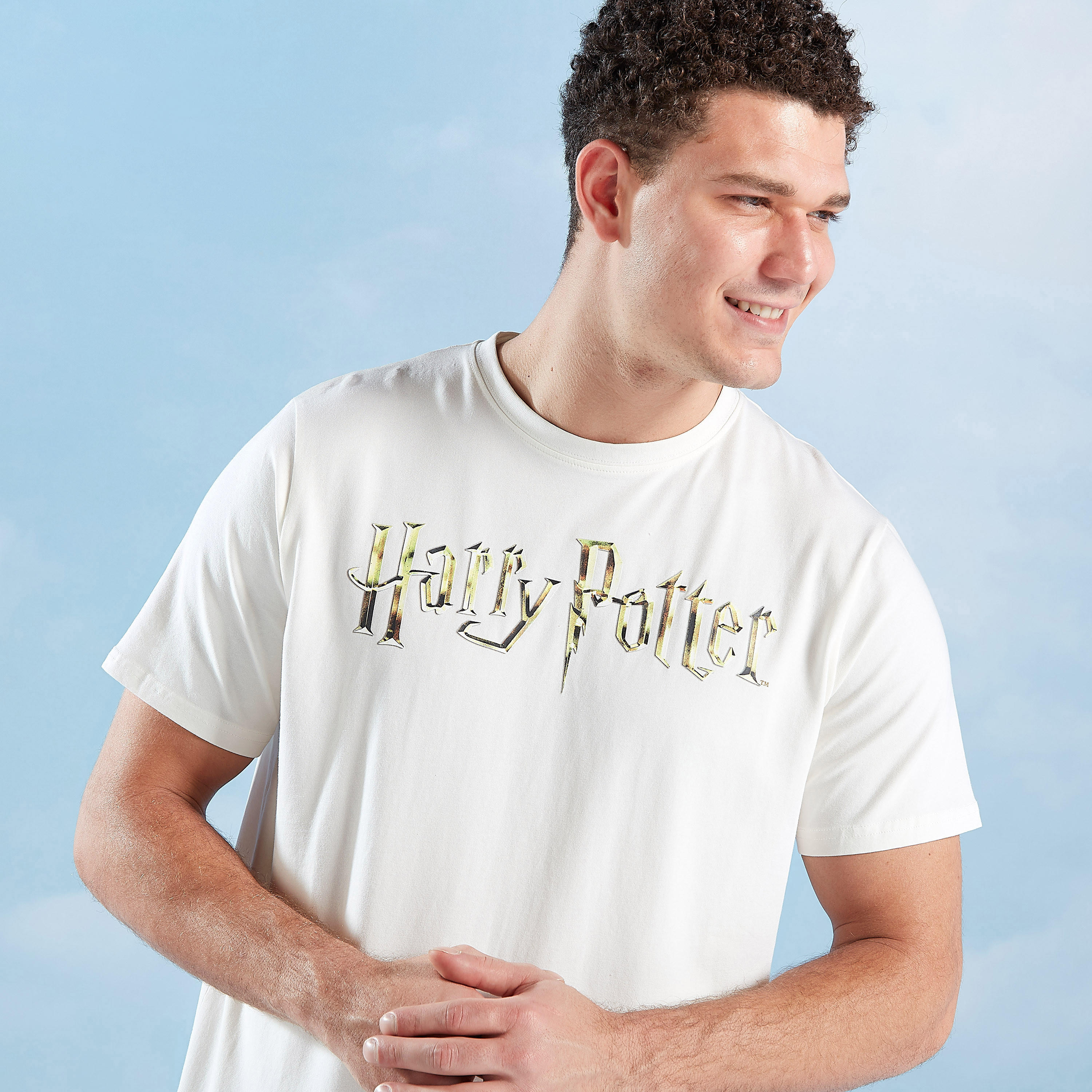 Printed Crew Neck T-shirt with Short Sleeves-men-clothing-tshirtsandpolos-tshirts-image-1