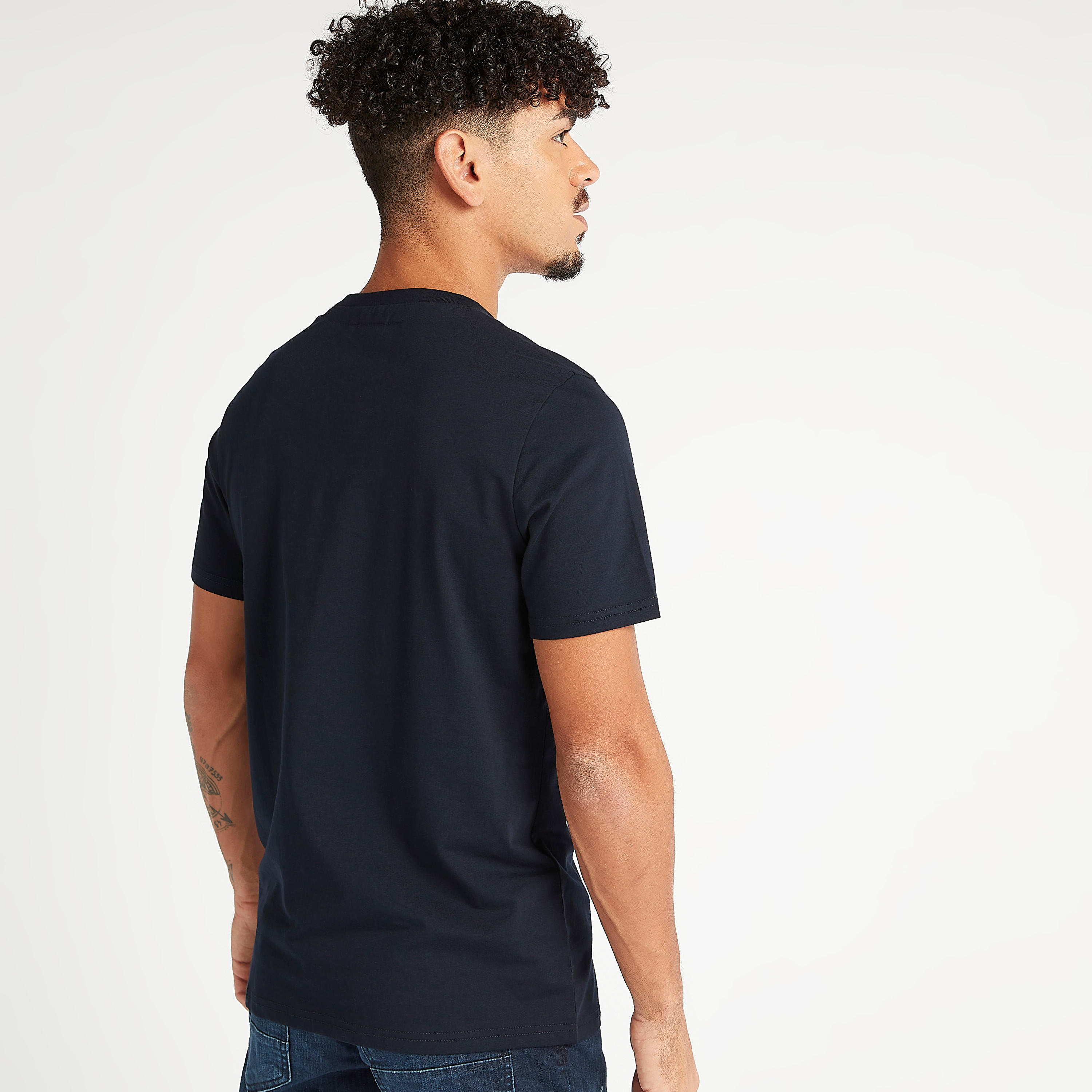 تيشيرت مستدام بياقة ضيقة وأكمام قصيرة وطبعات لوني تيونر-men-clothing-tshirtsandpolos-tshirts-image-4