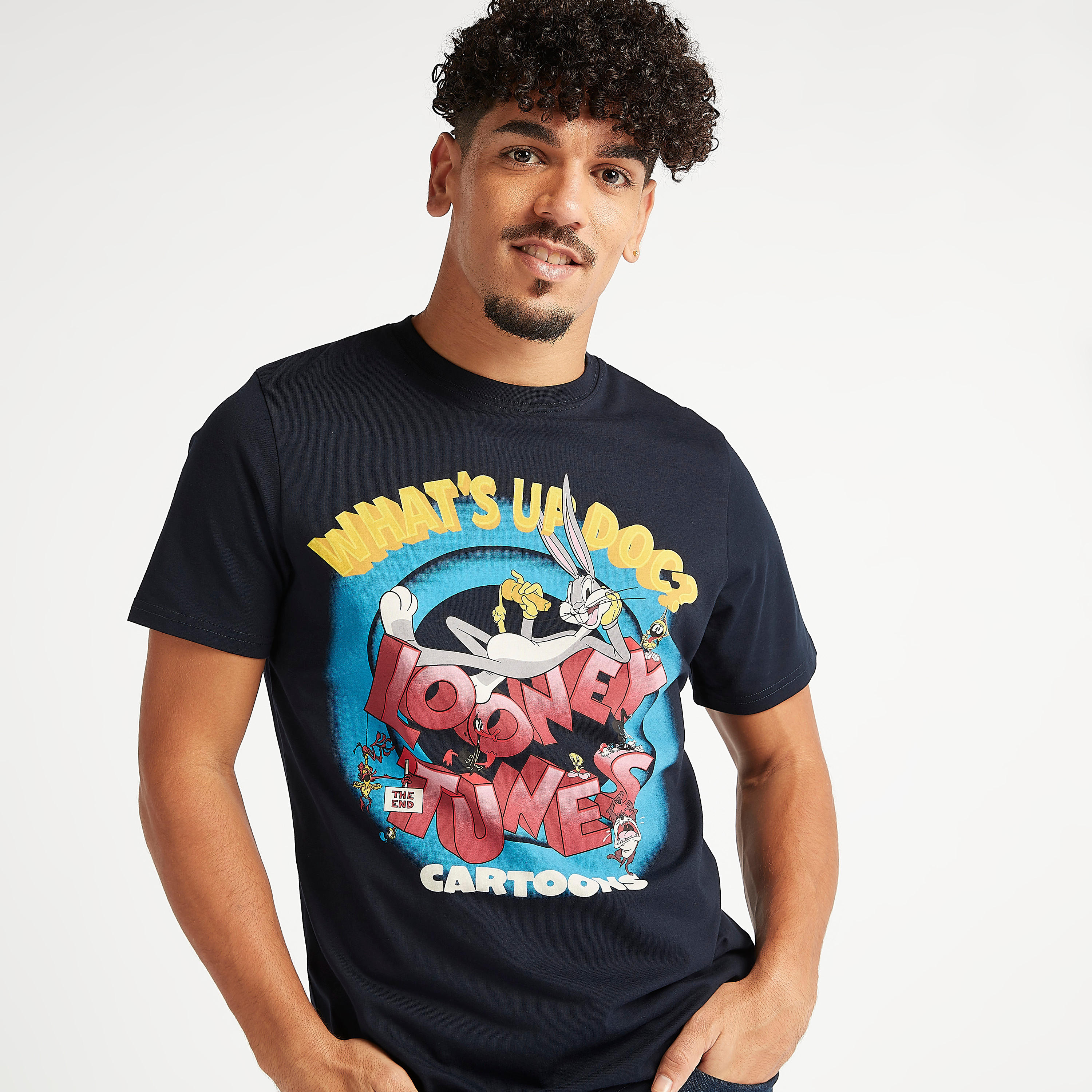 تيشيرت مستدام بياقة ضيقة وأكمام قصيرة وطبعات لوني تيونر-men-clothing-tshirtsandpolos-tshirts-image-5