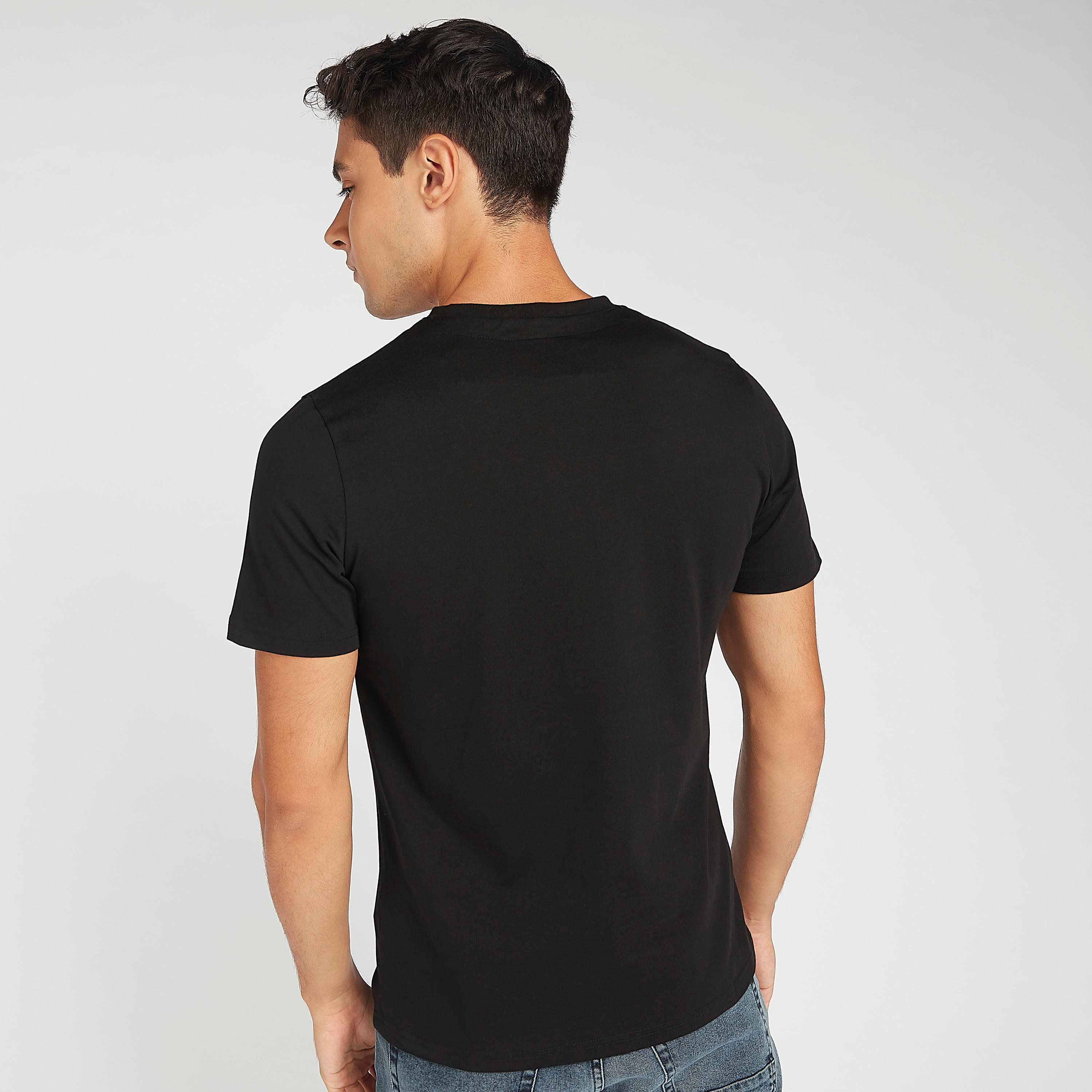 Peanuts Print T-shirt with Crew Neck and Short Sleeves-men-clothing-tshirtsandpolos-tshirts-image-4