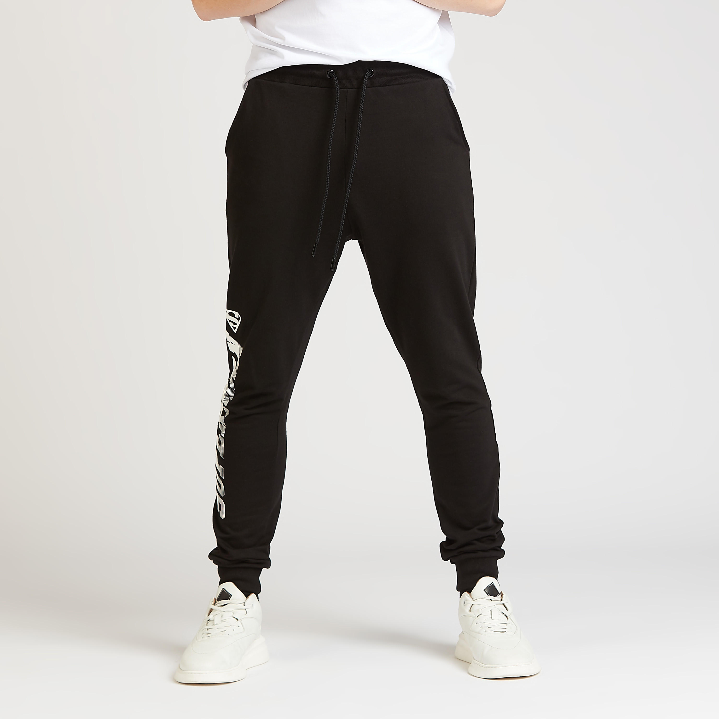 بنطلون مستدام رياضي بجيوب ورباط وطبعات سوبرمان-men-clothing-bottoms-joggers-image-5