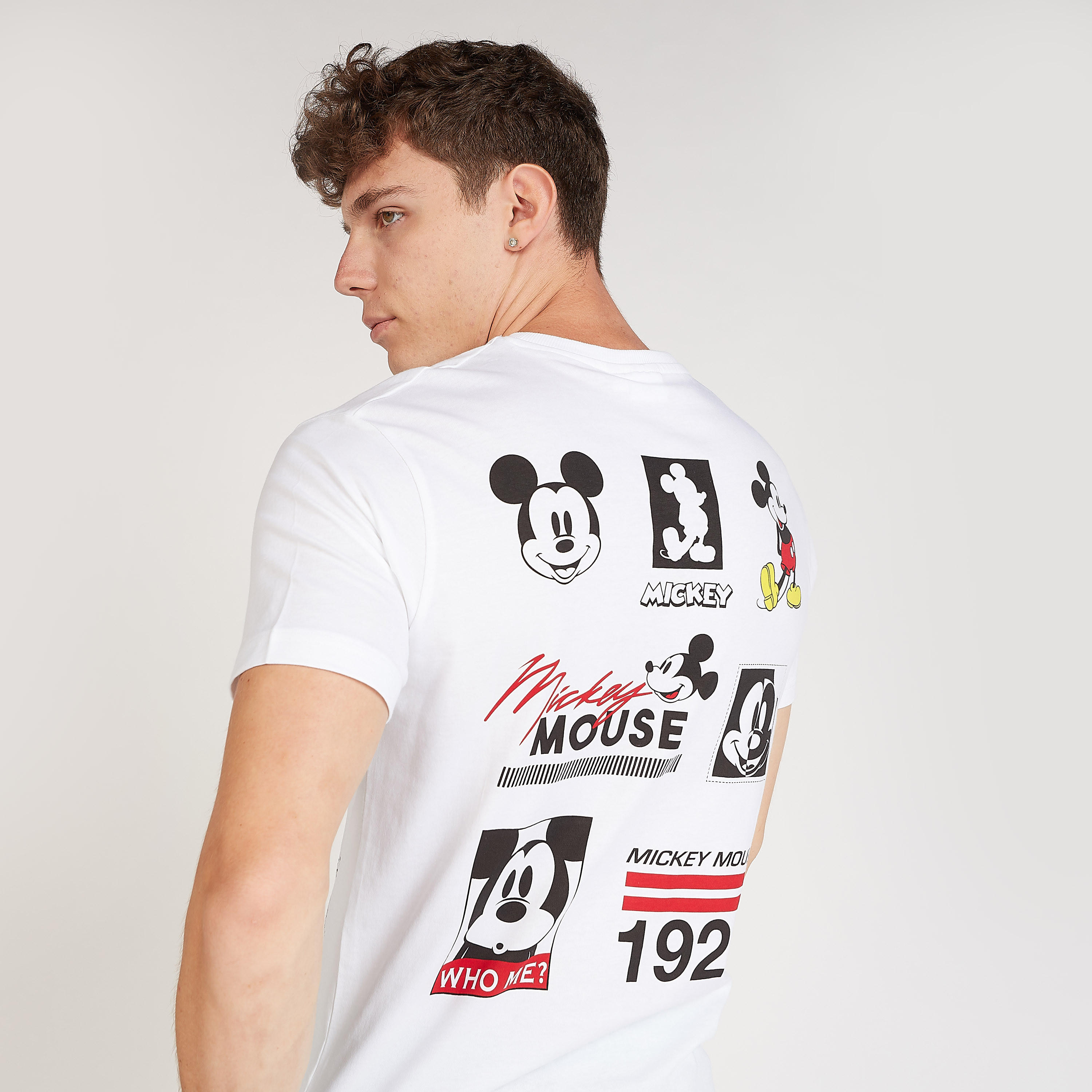Slim Fit Mickey Mouse Printed T-shirt with Crew Neck and Short Sleeves-men-clothing-tshirtsandpolos-tshirts-image-2
