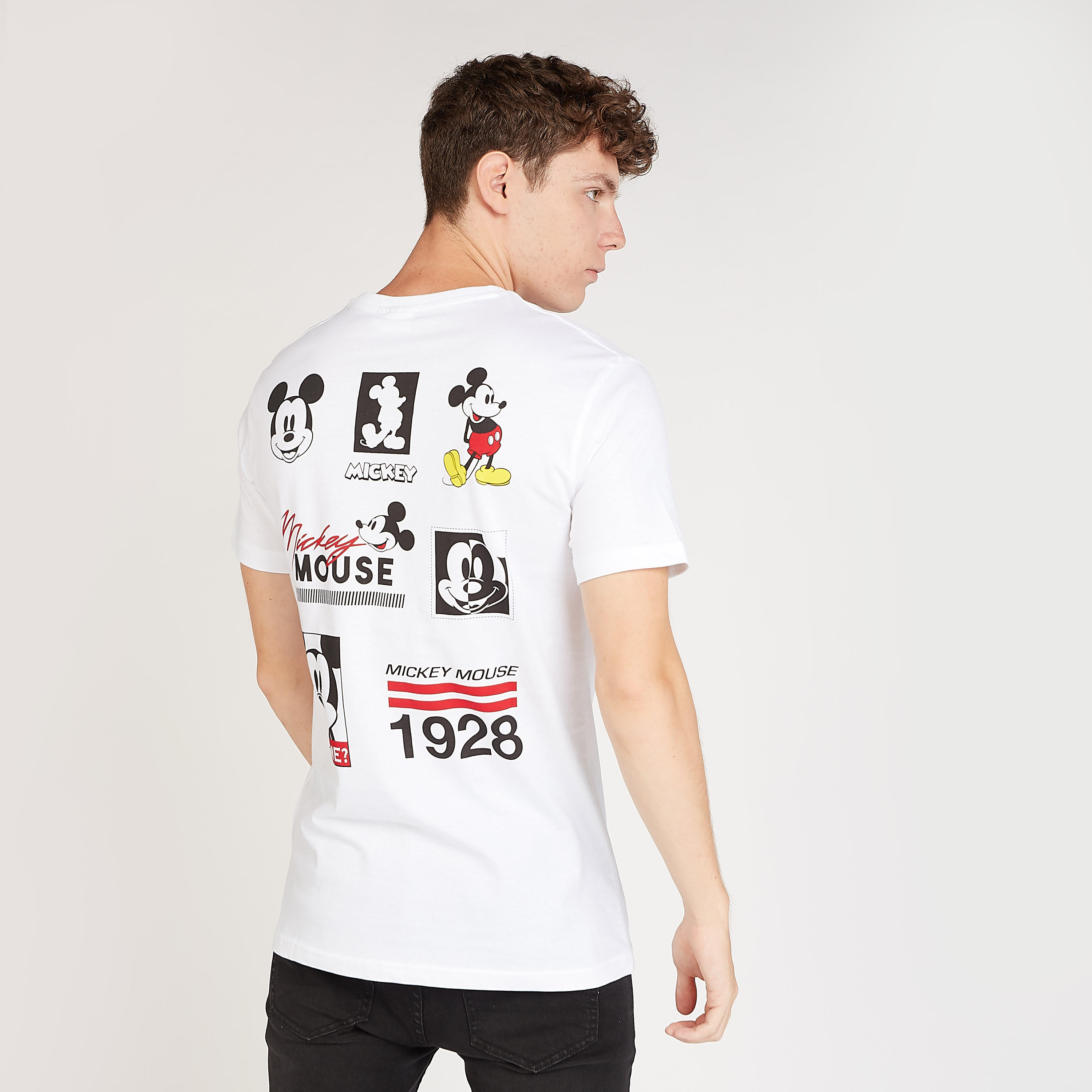 Slim Fit Mickey Mouse Printed T-shirt with Crew Neck and Short Sleeves-men-clothing-tshirtsandpolos-tshirts-image-4