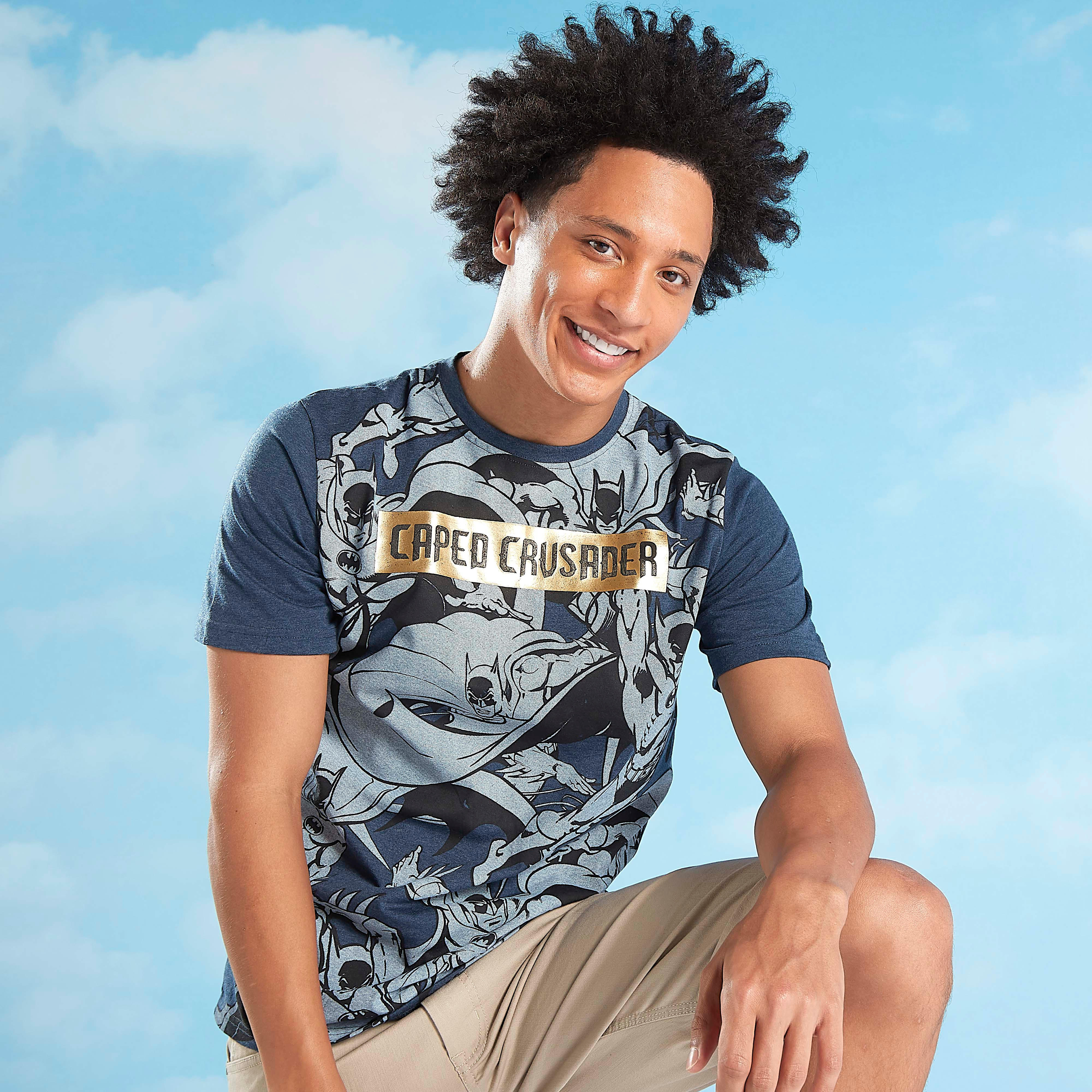 Printed Crew Neck T-shirt with Short Sleeves-men-clothing-tshirtsandpolos-tshirts-image-1