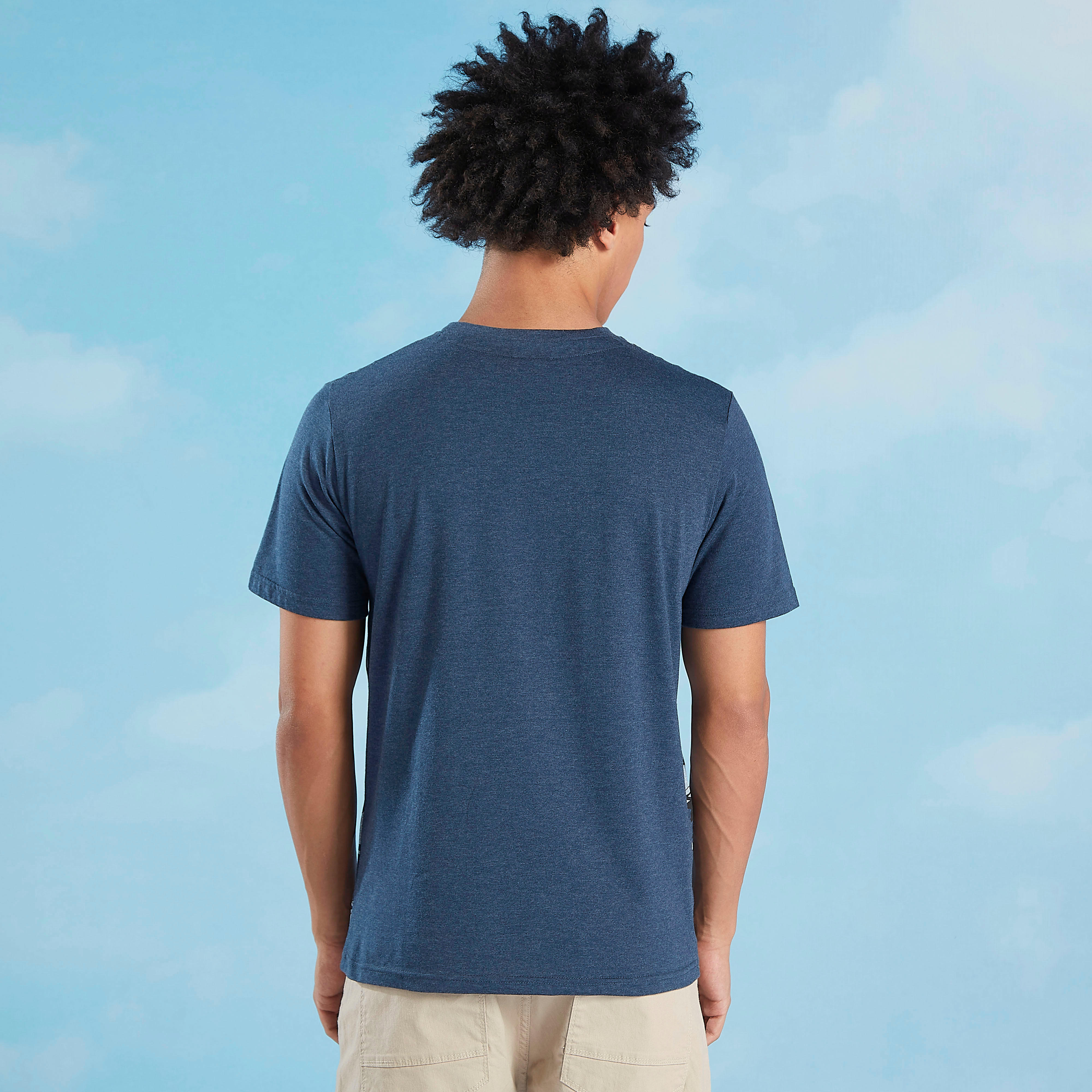 Printed Crew Neck T-shirt with Short Sleeves-men-clothing-tshirtsandpolos-tshirts-image-5