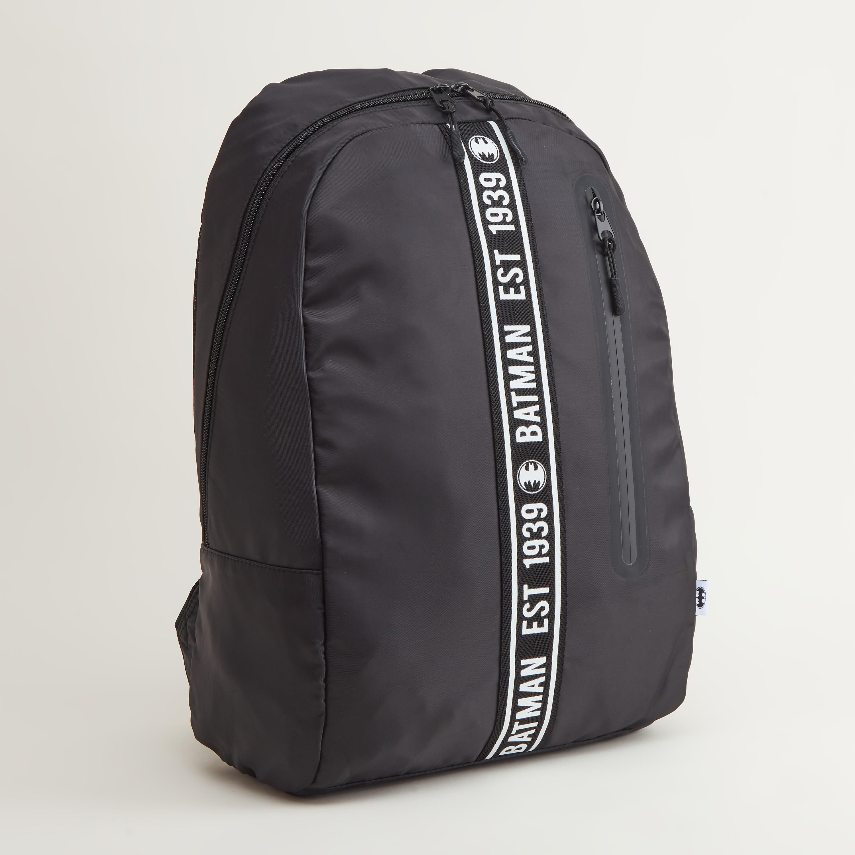 Batman Print Backpack with Adjustable Straps-men-bags-image-2