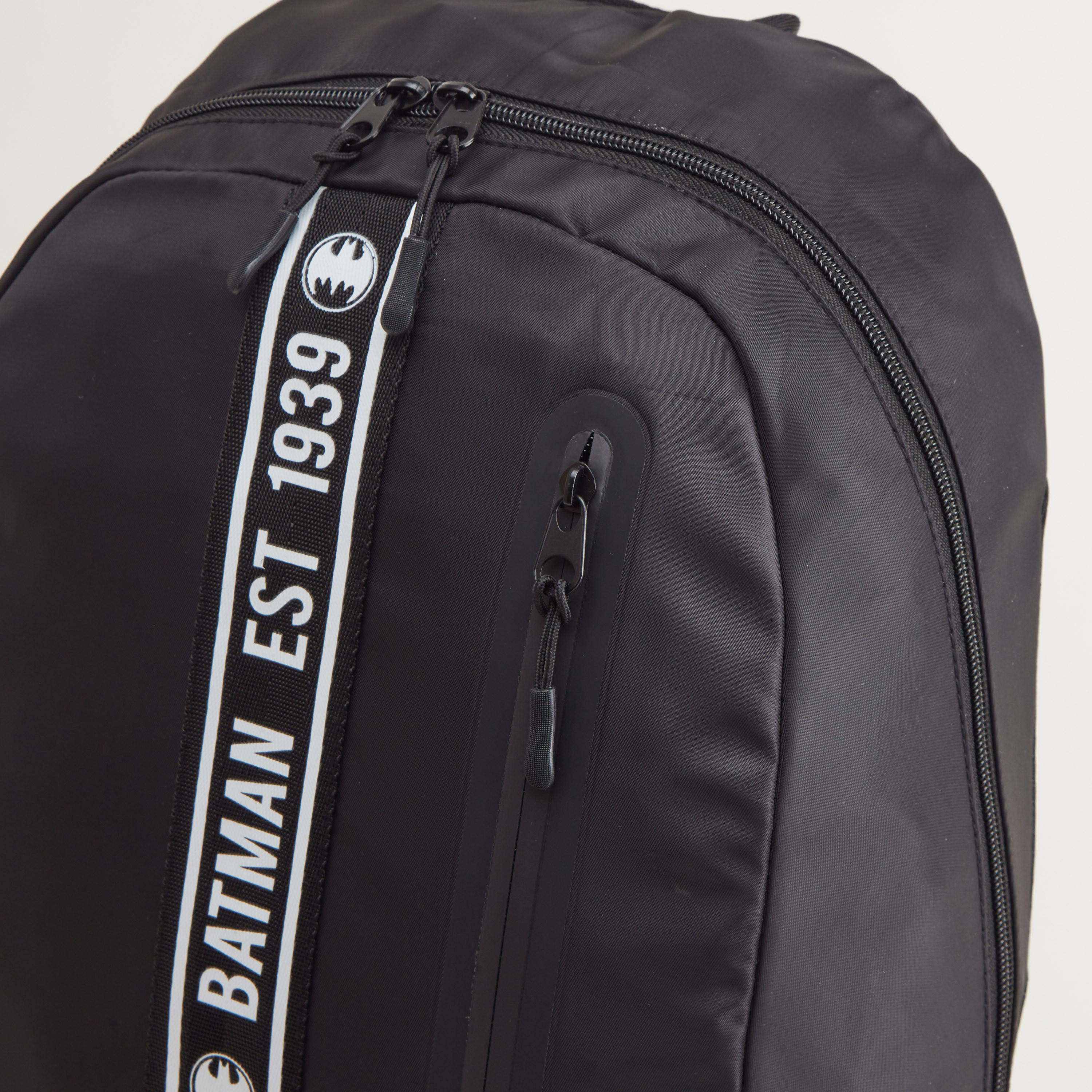 Batman Print Backpack with Adjustable Straps-men-bags-image-3