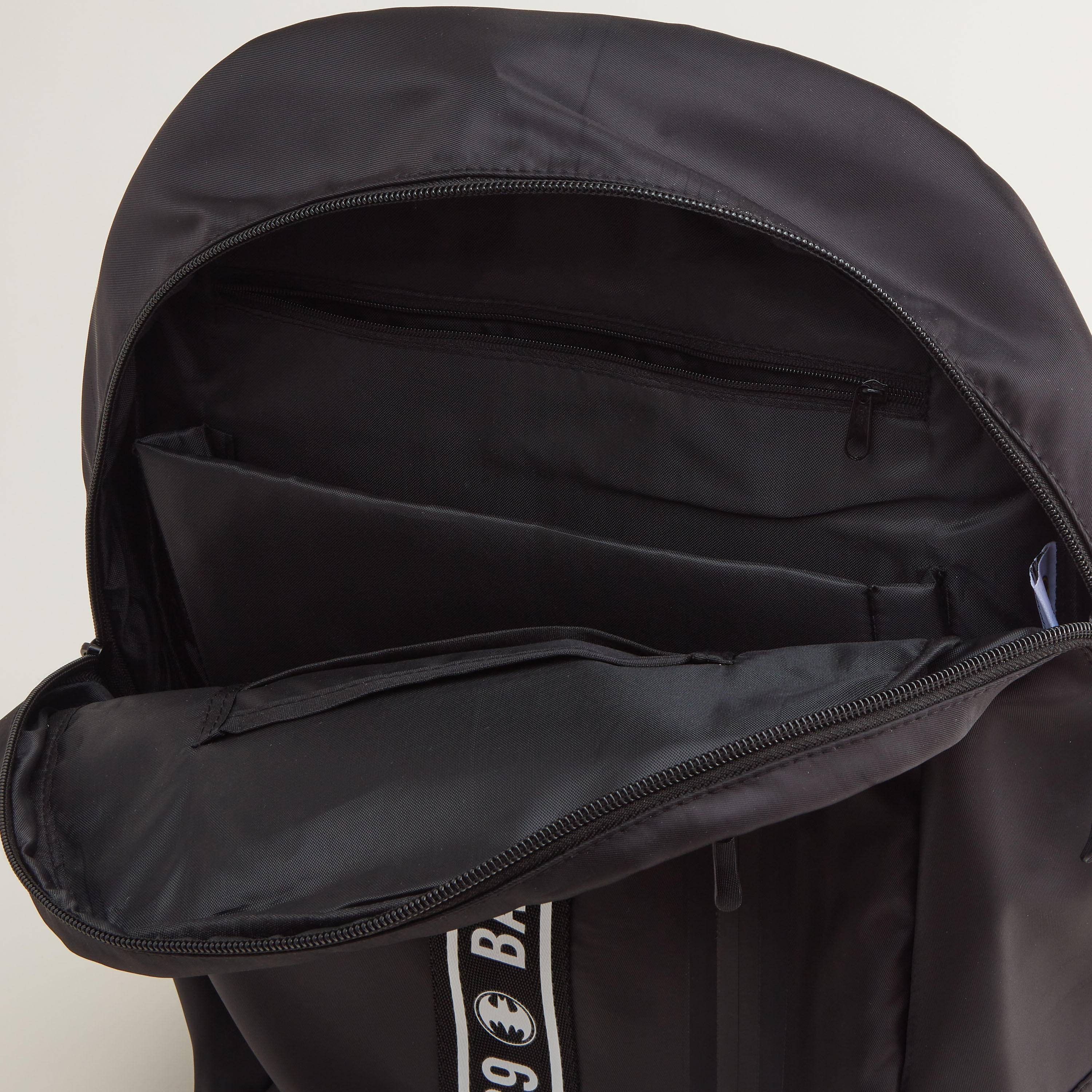Batman Print Backpack with Adjustable Straps-men-bags-image-5