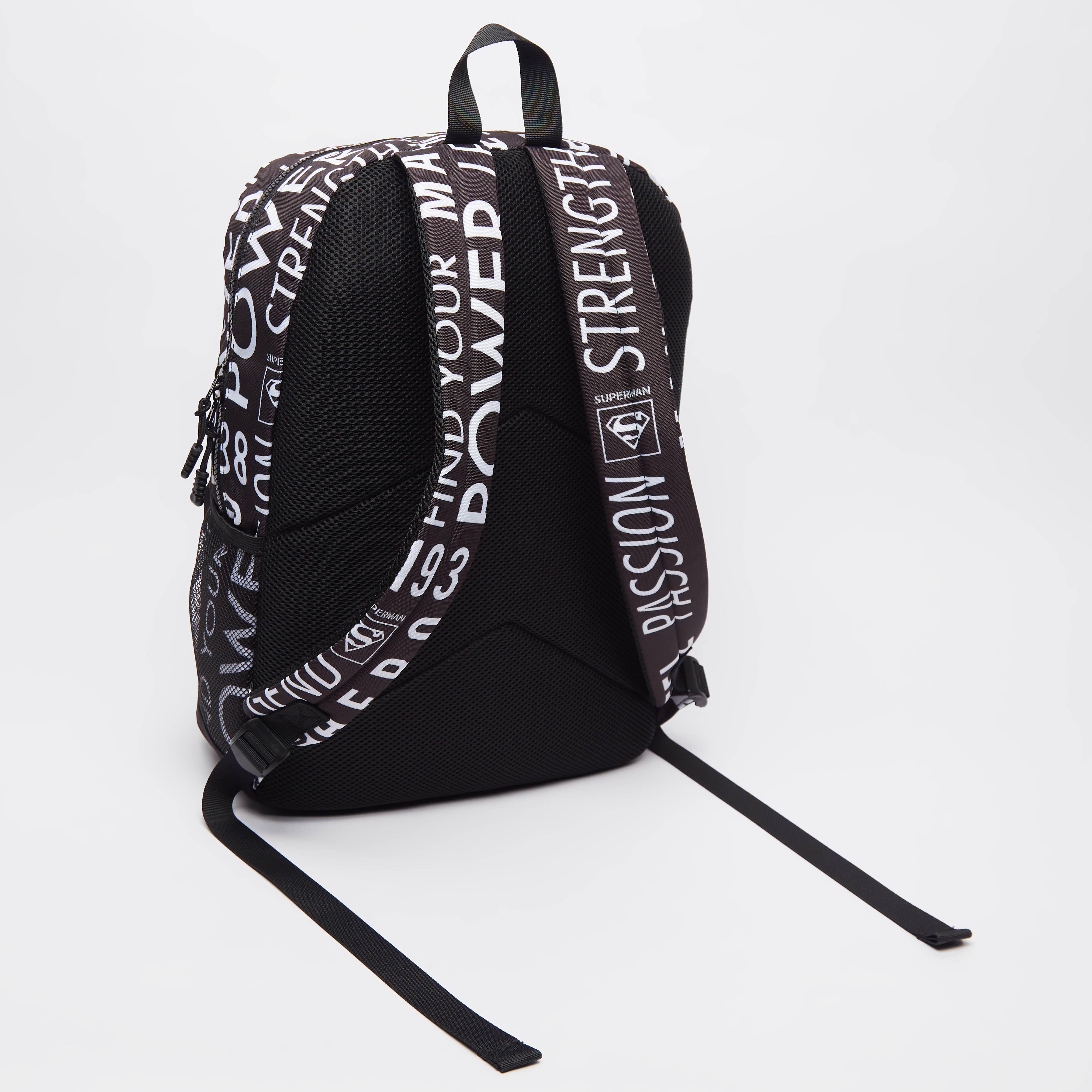 Printed Backpack with Adjustable Shoulder Straps and Zip Closure-men-bags-image-4