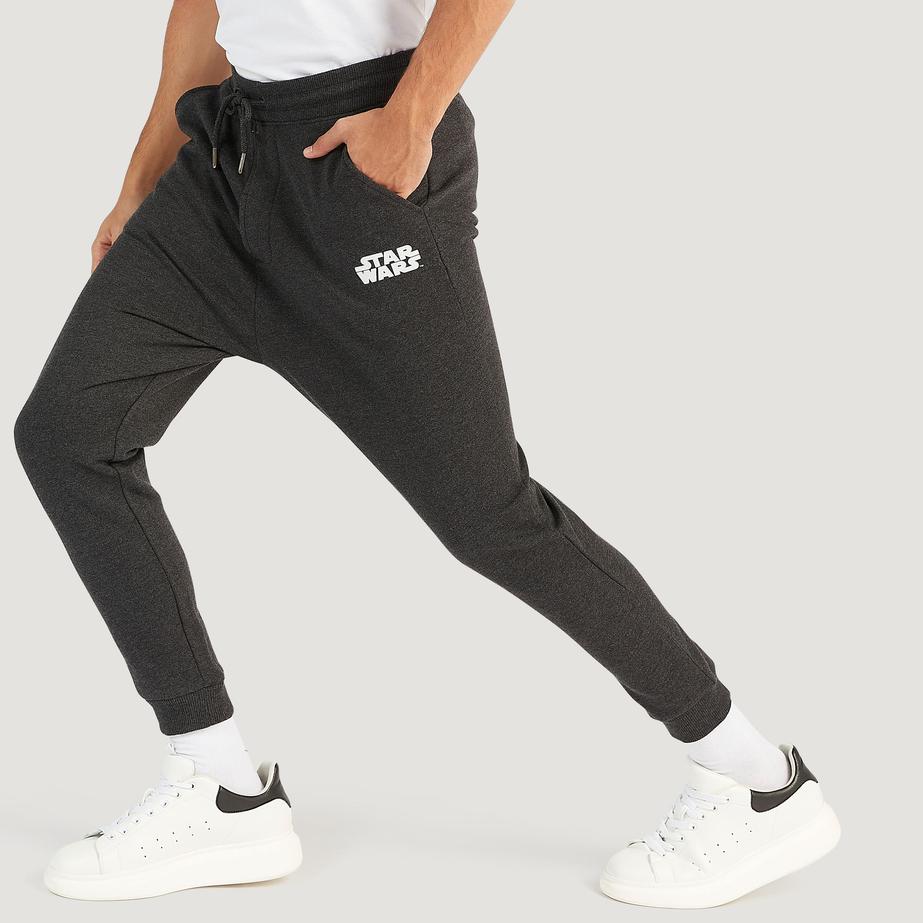 Star Wars Print Mid-Rise Cuffed Joggers with Drawstring and Pockets-men-clothing-bottoms-joggers-image-5