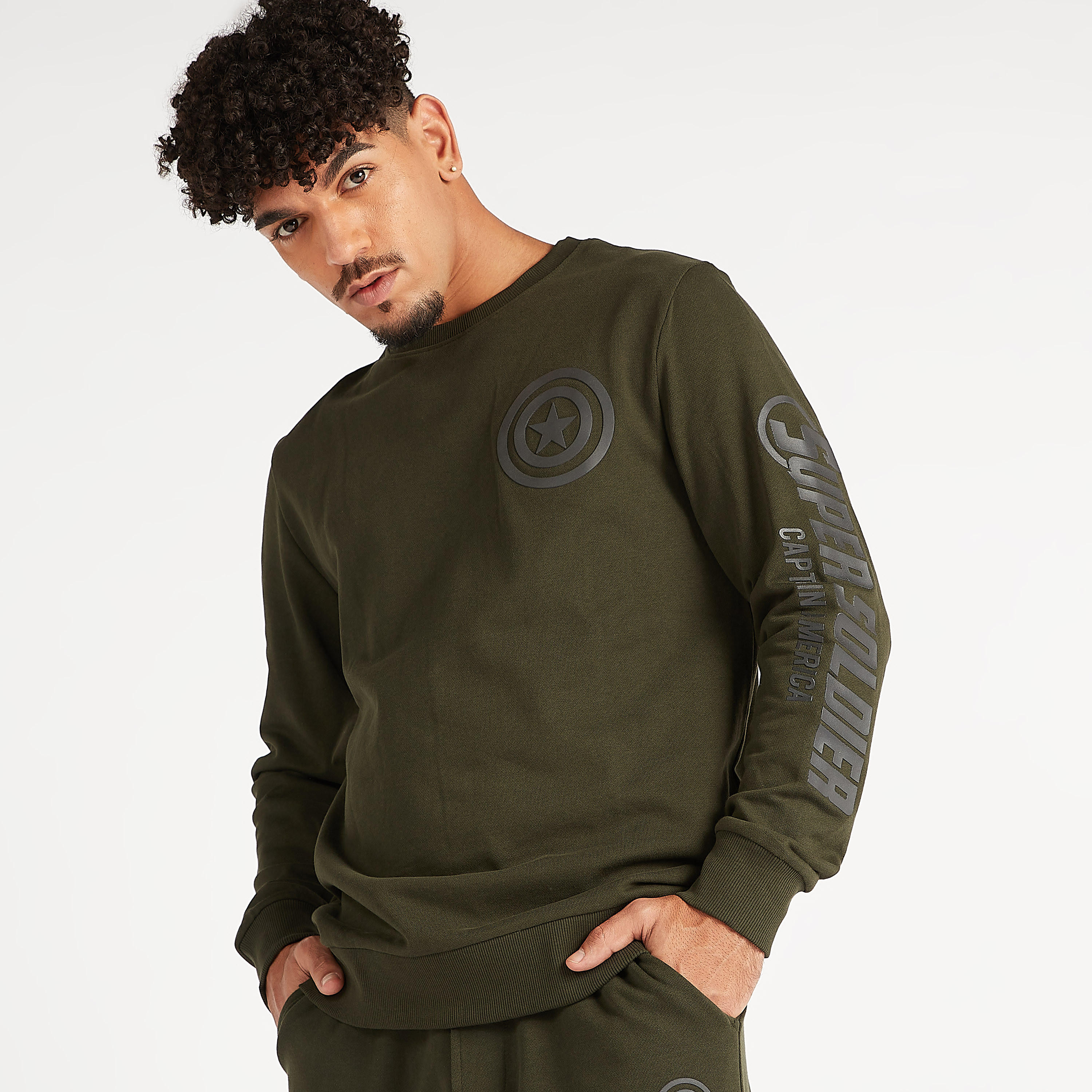 Sustainable Printed Long Sleeves Sweatshirt with Crew Neck-men-winterwear-hoodiesandsweatshirts-image-6