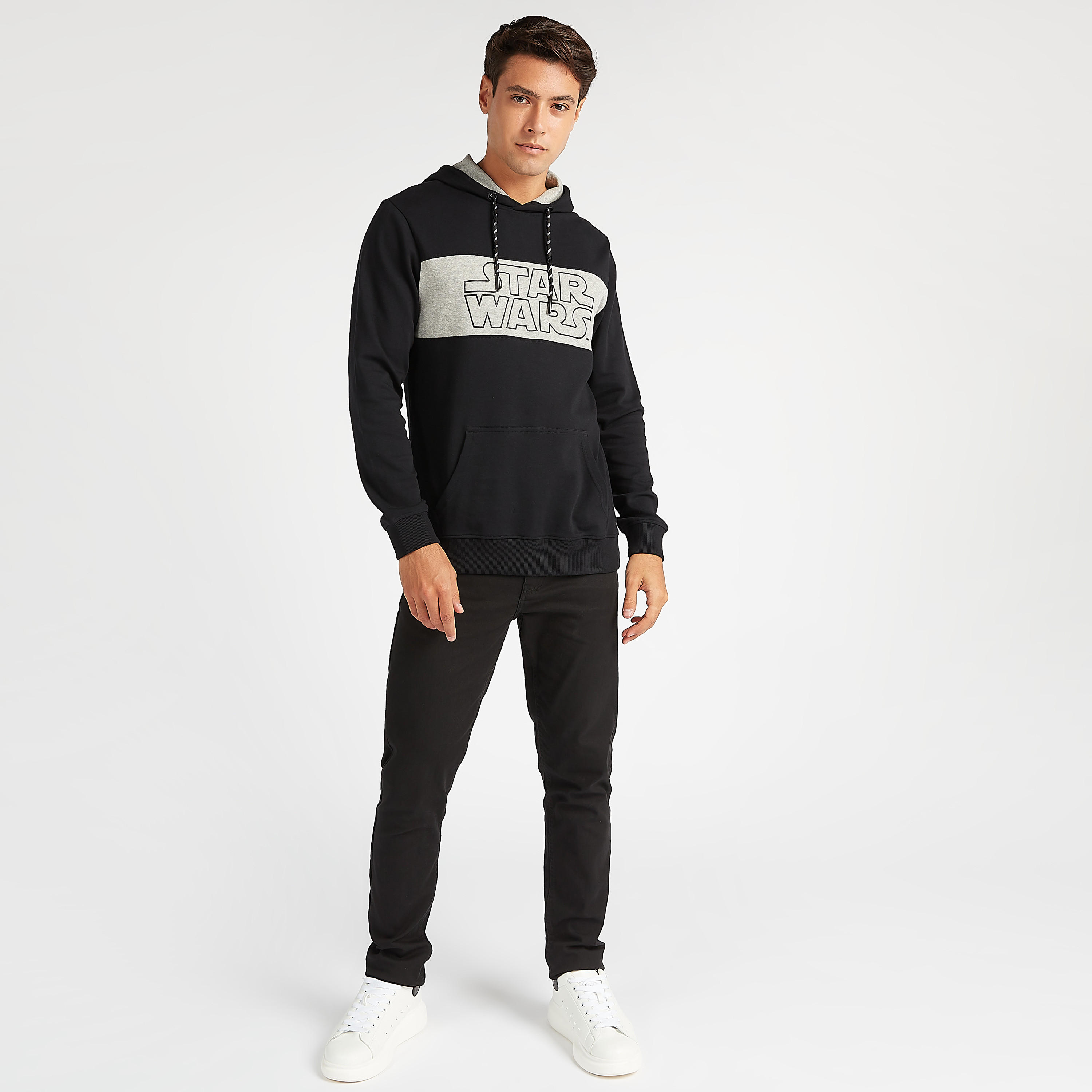 هودي مستدام بأكمام طويلة وجيوب وطبعات حرب النجوم-men-winterwear-hoodiesandsweatshirts-image-2