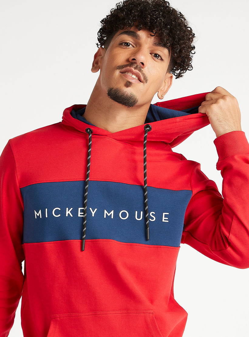 هودي مستدام بأكمام طويلة وجيوب وطبعات ميكي ماوس-men-winterwear-hoodiesandsweatshirts-image-5