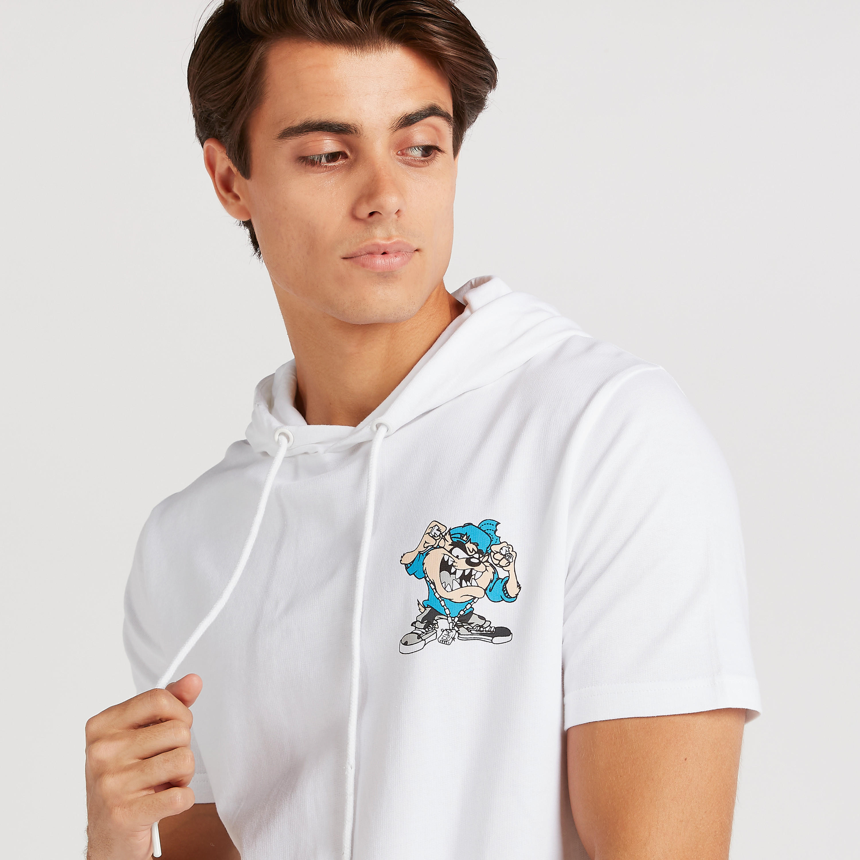 Jammin Print Hooded T-shirt with Short Sleeves-men-clothing-tshirtsandpolos-tshirts-image-5