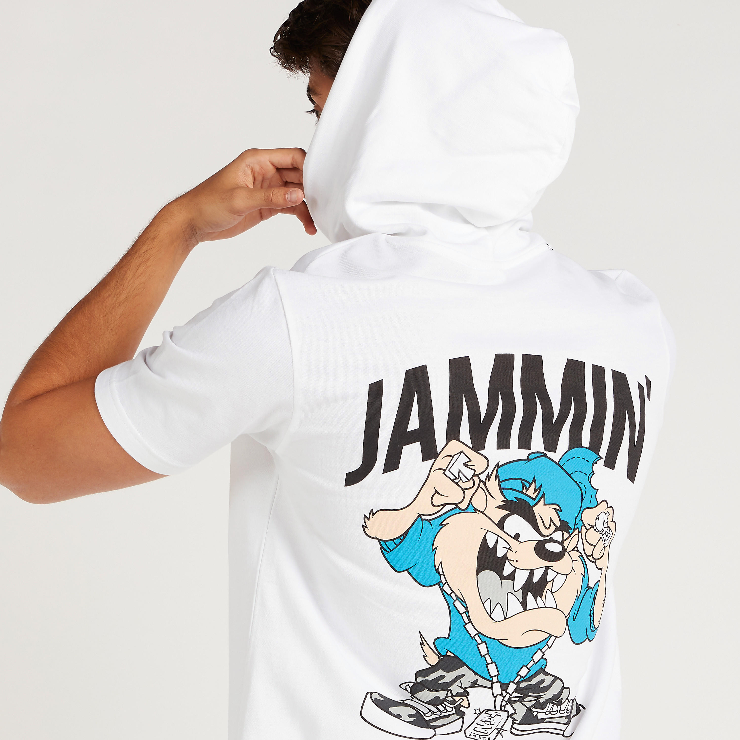 Jammin Print Hooded T-shirt with Short Sleeves-men-clothing-tshirtsandpolos-tshirts-image-6