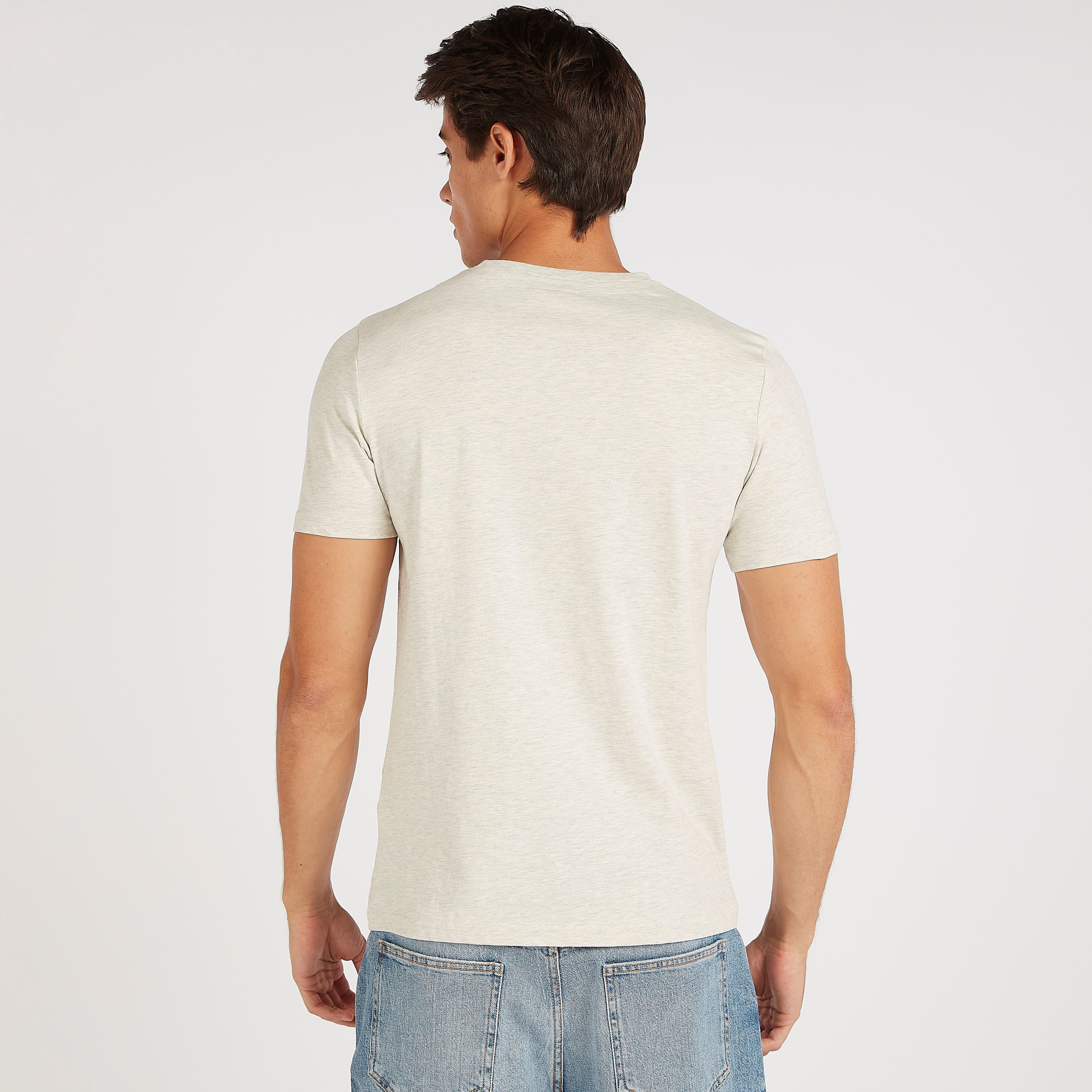 Graphic Print Crew Neck T-shirt with Short Sleeves-men-clothing-tshirtsandpolos-tshirts-image-4