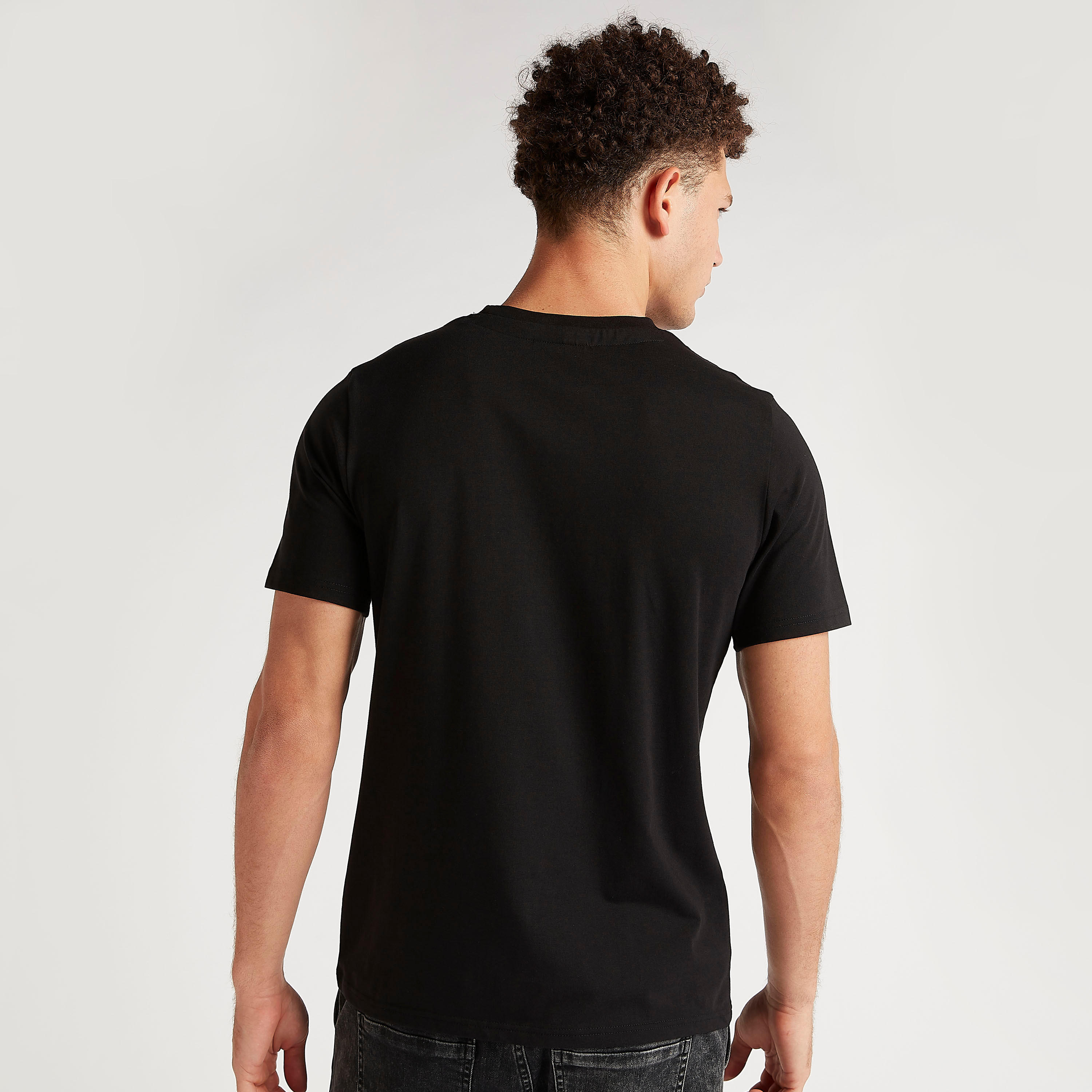 Mickey Mouse Print T-shirt with Crew Neck-men-clothing-tshirtsandpolos-tshirts-image-4