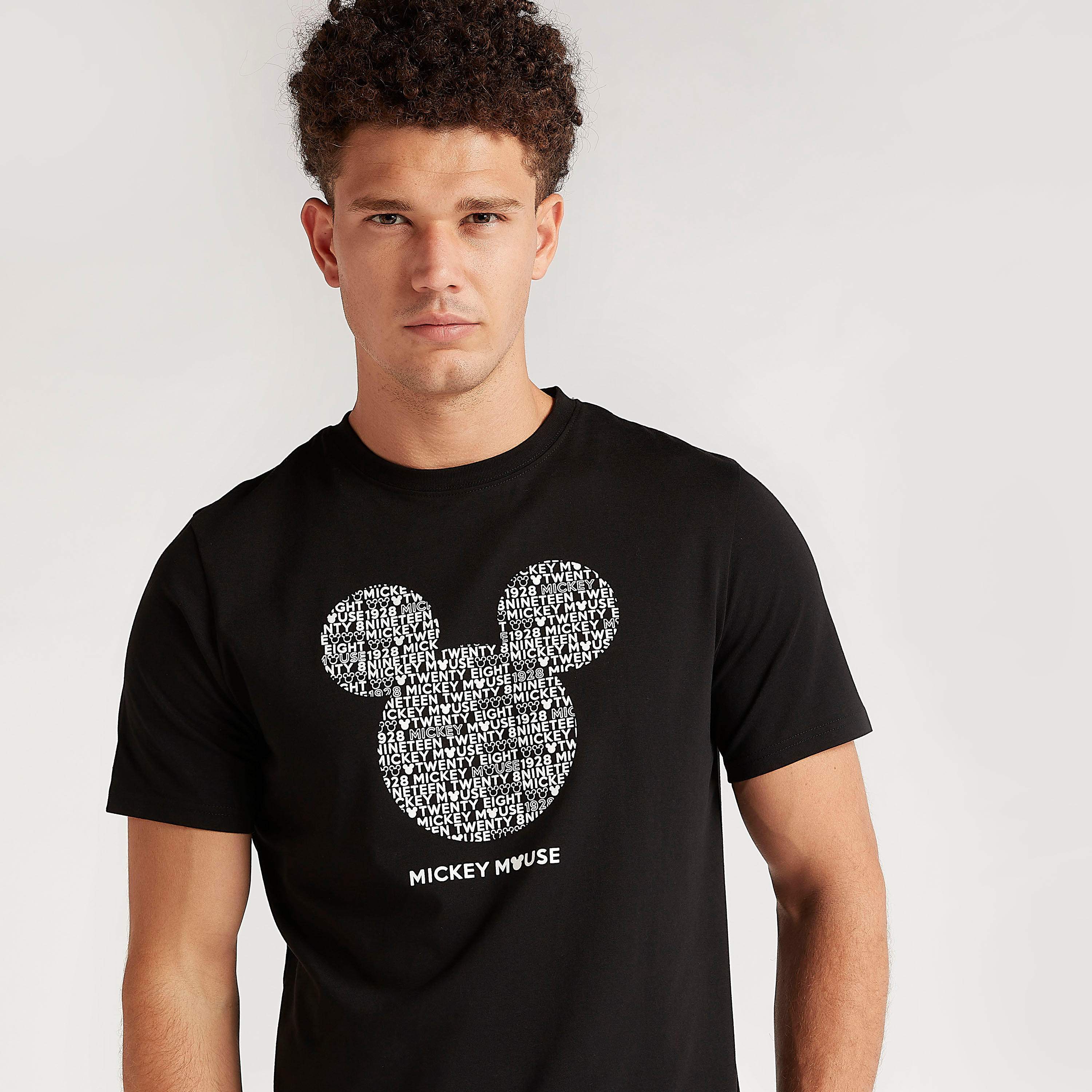 Mickey Mouse Print T-shirt with Crew Neck-men-clothing-tshirtsandpolos-tshirts-image-5