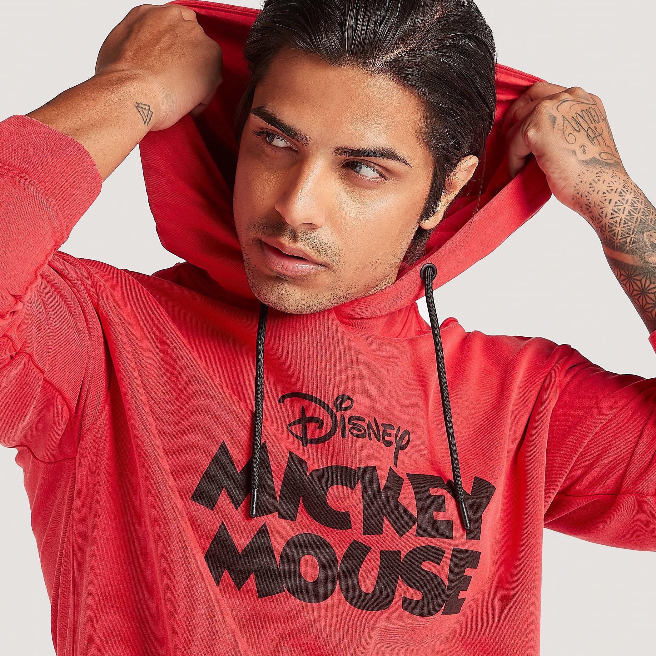 Disney Hooded Sweatshirt with Long Sleeves-men-winterwear-hoodiesandsweatshirts-image-3