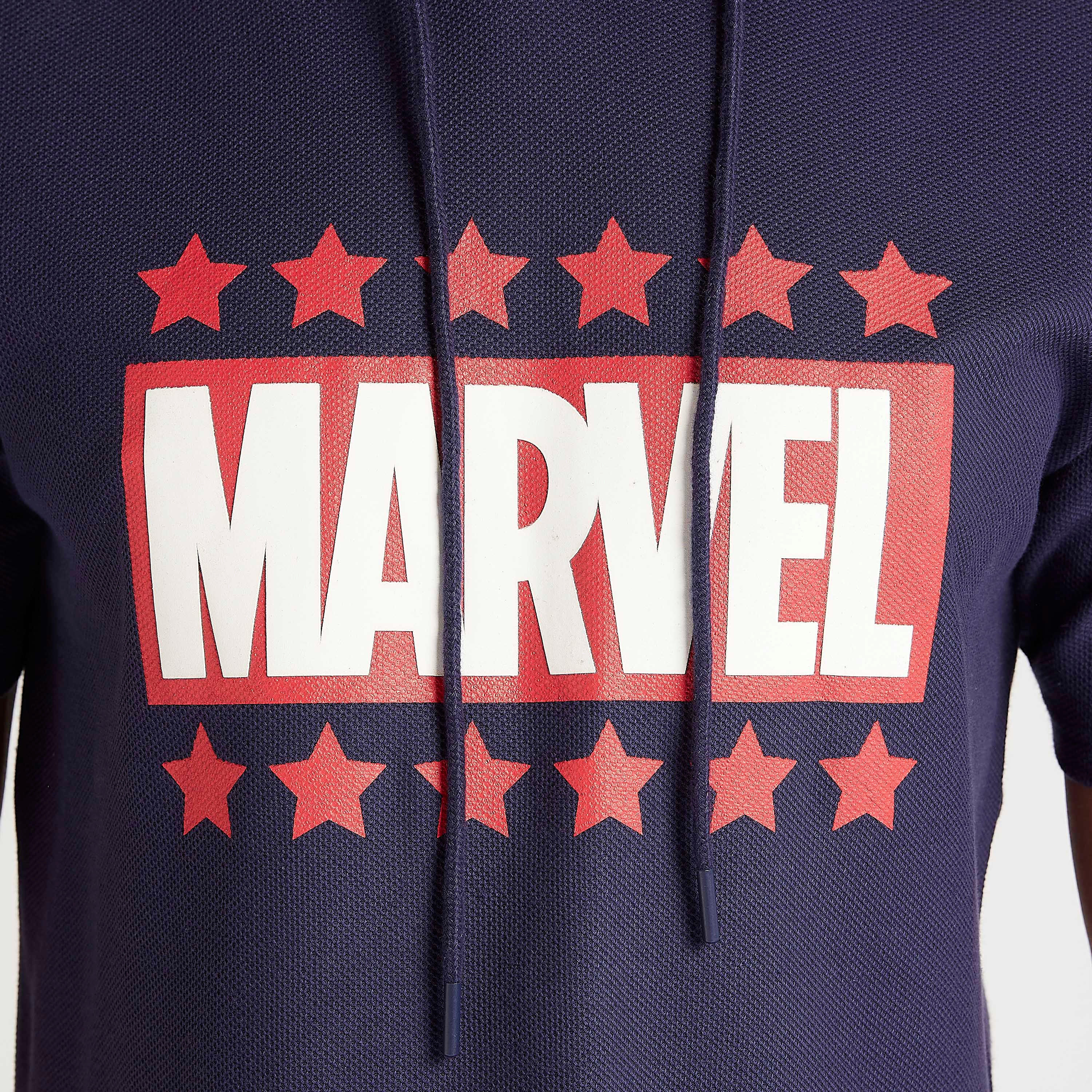 Marvel Print Hooded T-shirt with Short Sleeves-men-clothing-tshirtsandpolos-tshirts-image-3